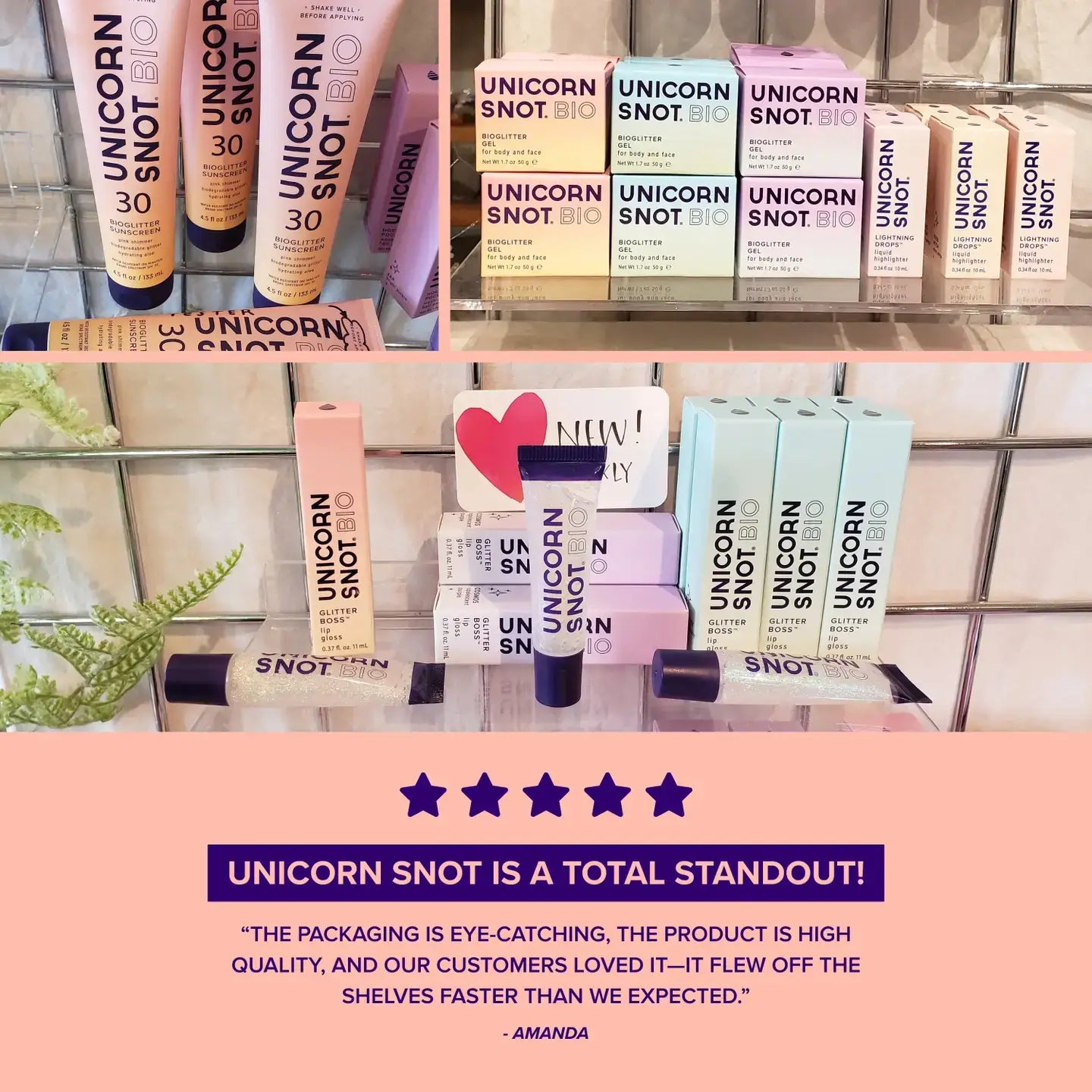 SPF 35 Glitter Spritz — Sunscreen Spray by Unicorn Snot / Platinum - BFF Here