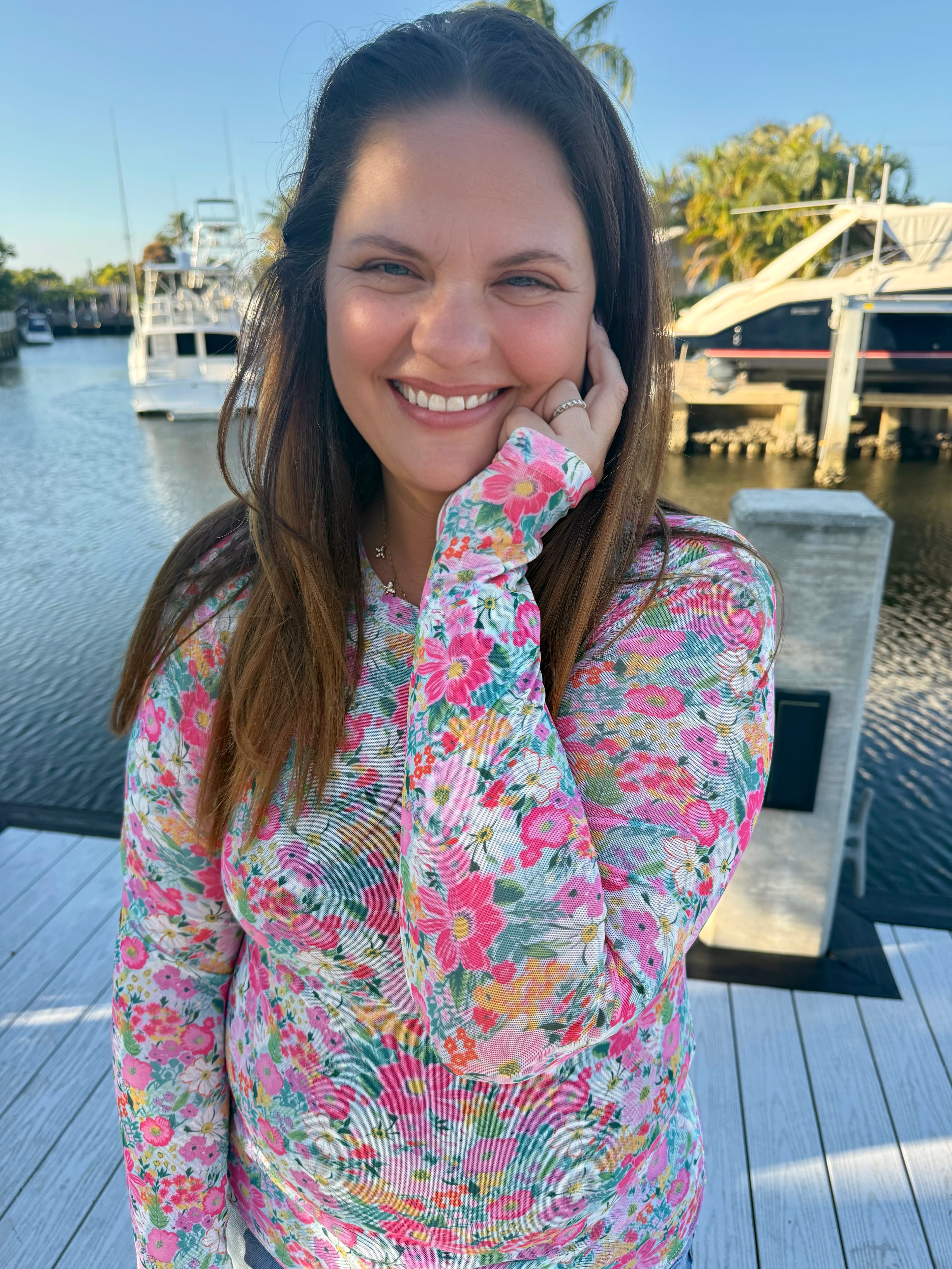 Spring Dress It Up Mesh Top by Blakeley - BFF Here