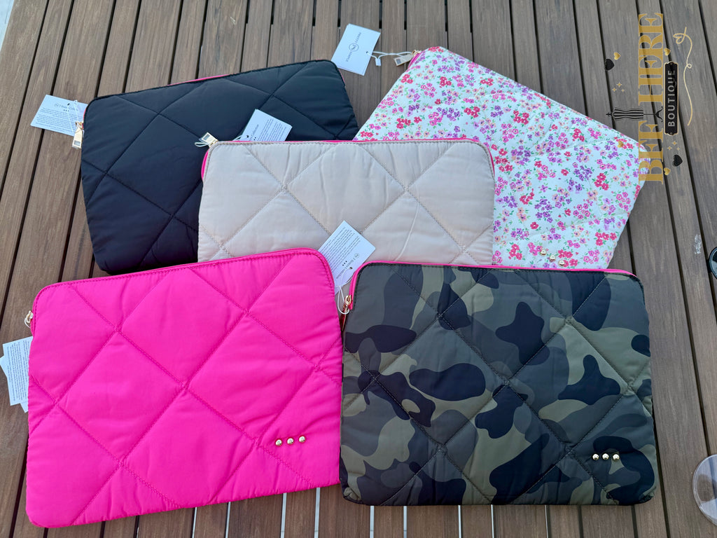 Palmer Puffer Laptop Sleeve by Pretty Simple (Choice of Color) - BFF Here