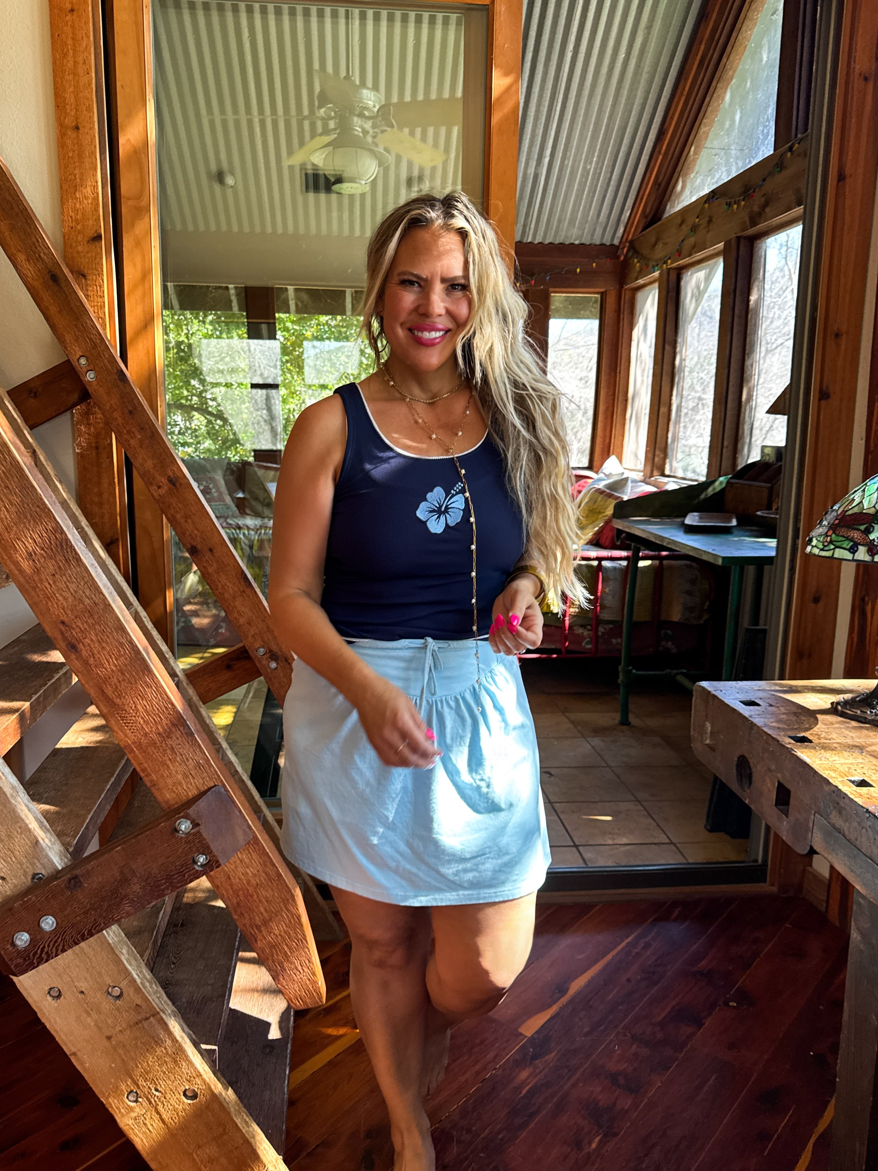 PREORDER: Hibiscus Ribbed Tank by Blakeley (ETA JUNE) - BFF Here