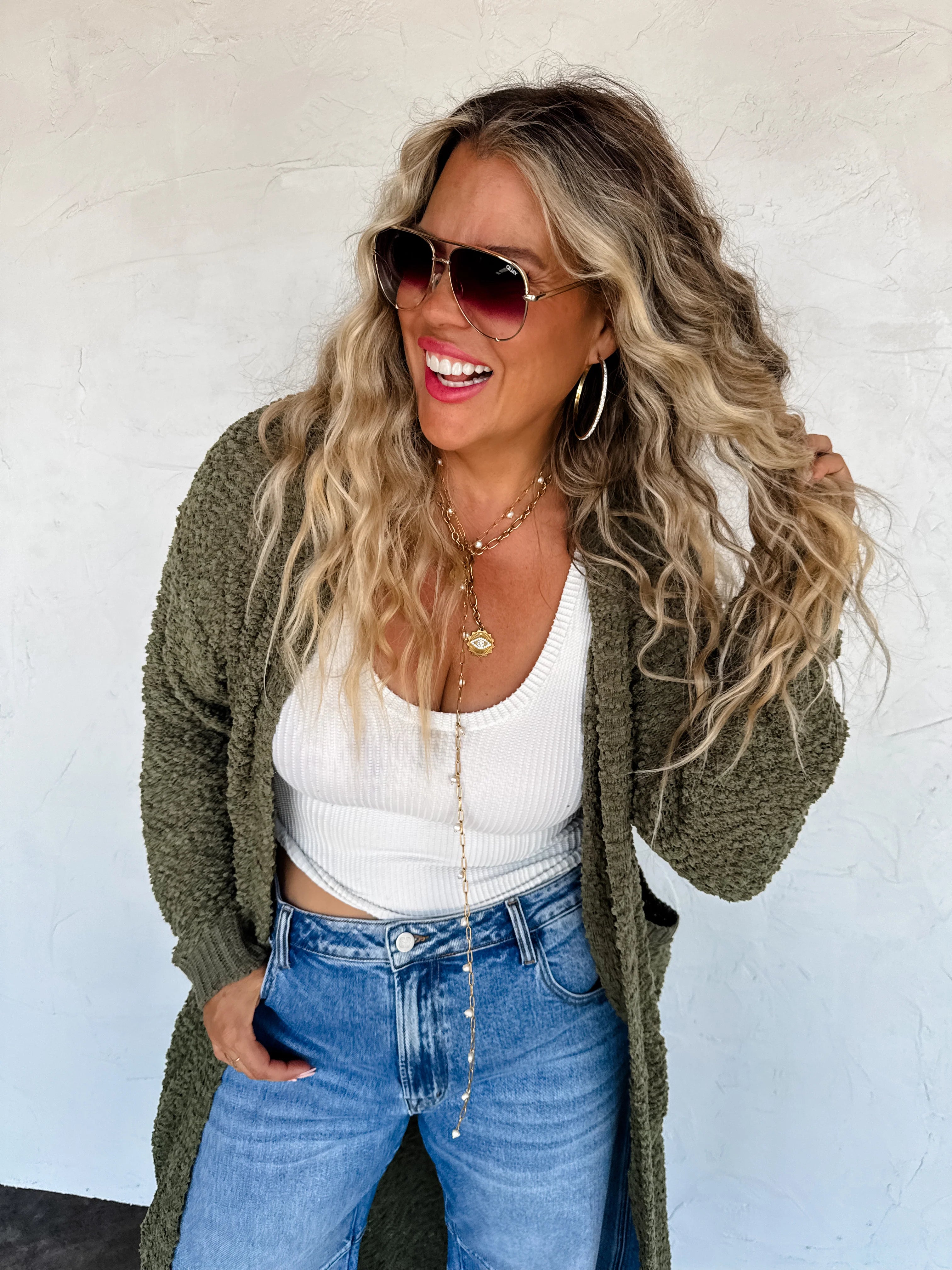 PREORDER: Poppy Knit Popcorn Cardigan by Blakeley (ETA: Beginning of November ) - BFF Here