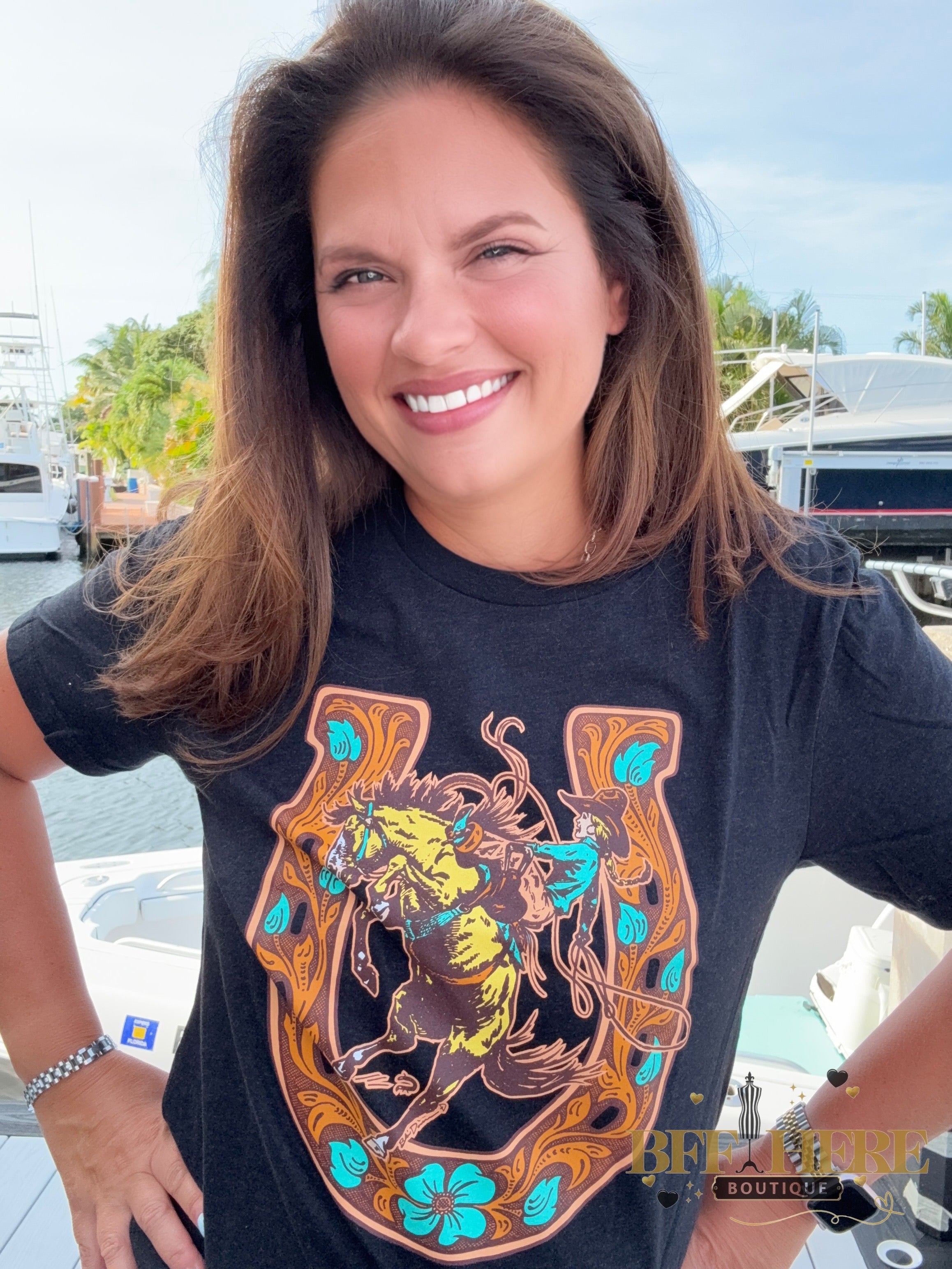 Threw A Shoe Tee by Sterling Kreek - BFF Here