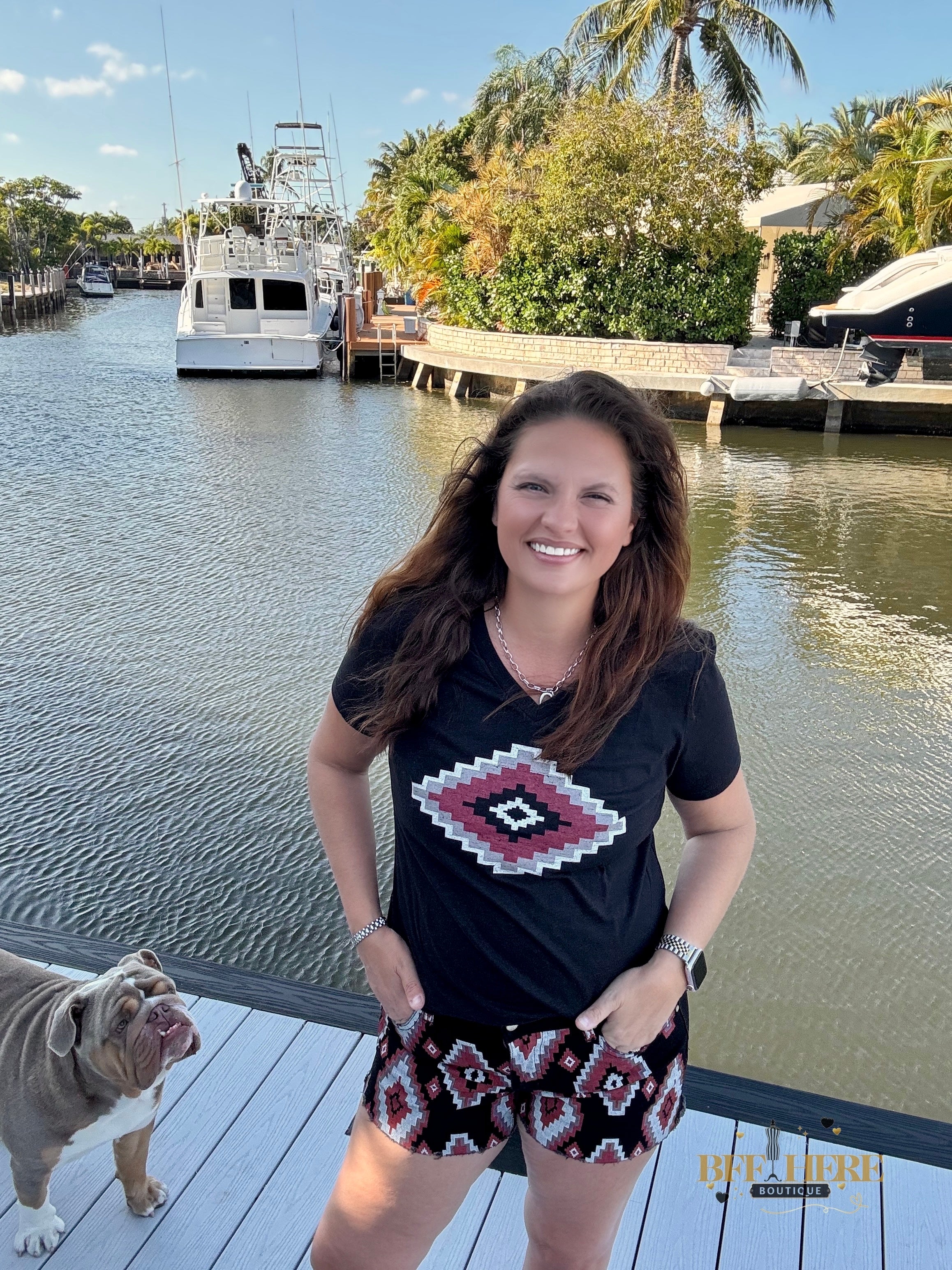 Let’s Rock and Roll Shorts by Sterling Kreek - BFF Here