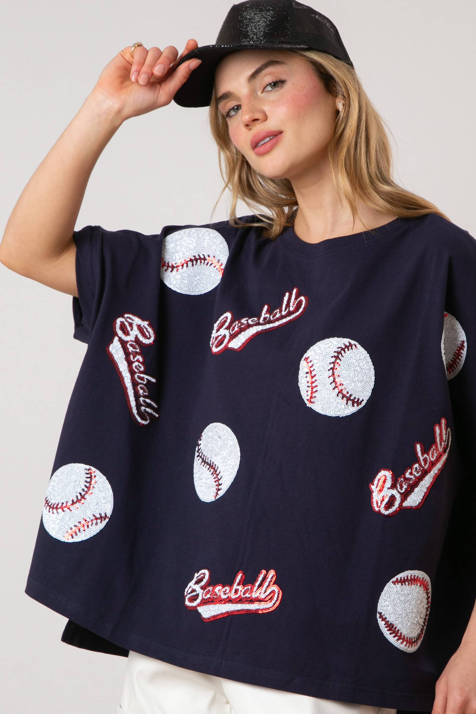 Home Run Tee: Sparkling Baseball Delight / Choice of Color - BFF Here