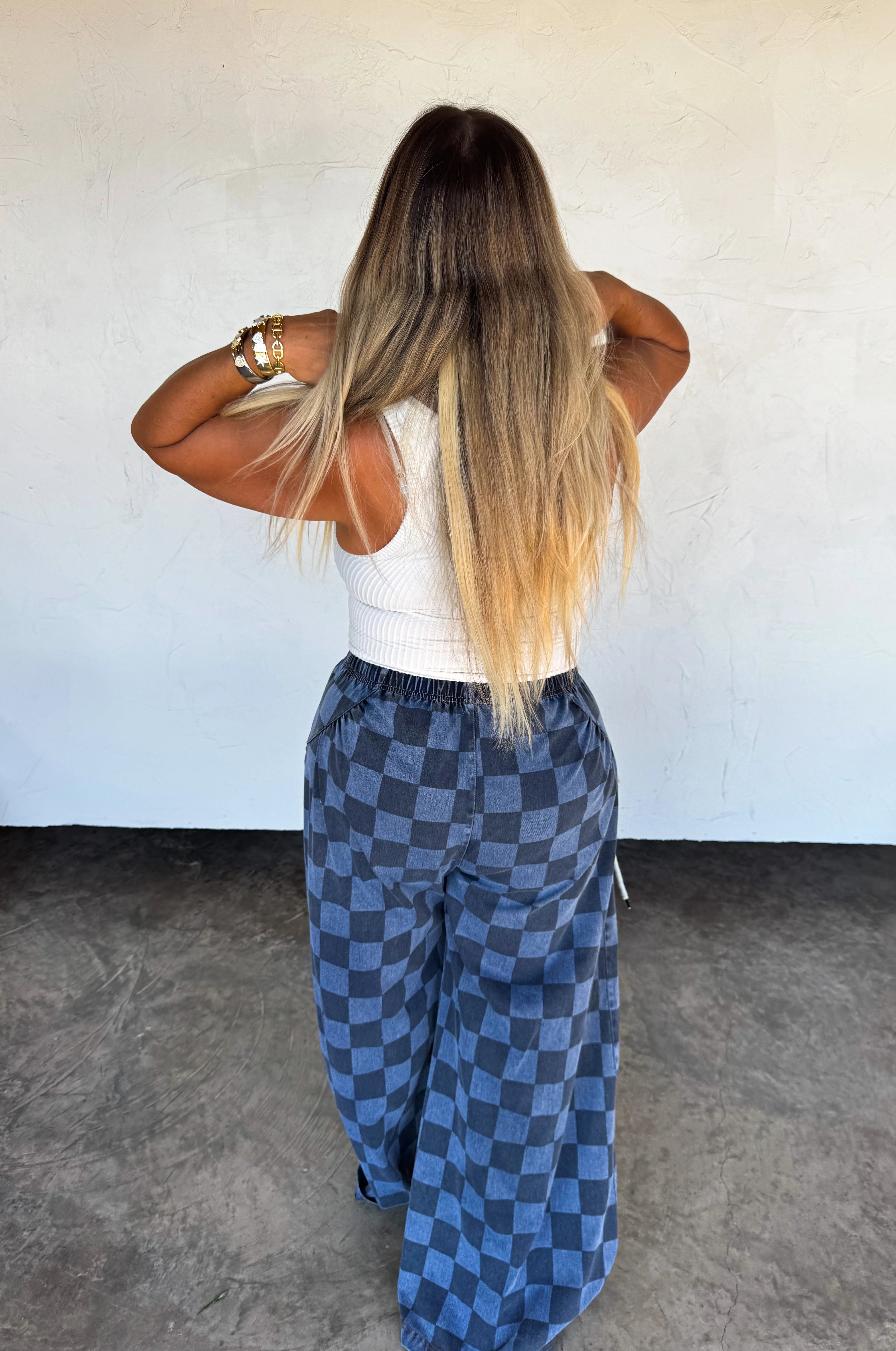 PREORDER: Go With The Flow Checkered Pants by Blakeley (ETA: Late December) - BFF Here