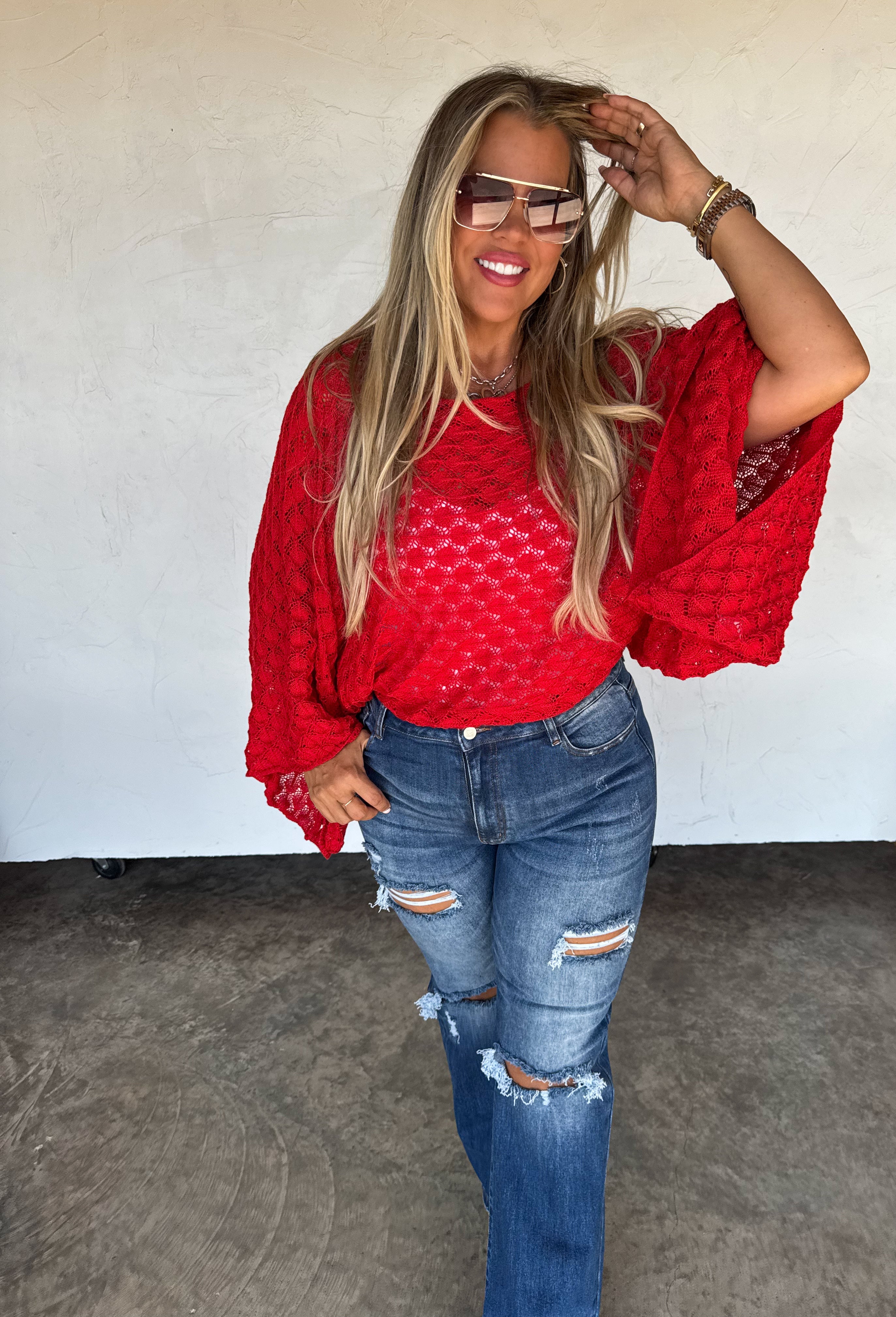 PREORDER: Winter Free Spirit Bell Sleeve Top by Blakeley (ETA: Mid December) - BFF Here