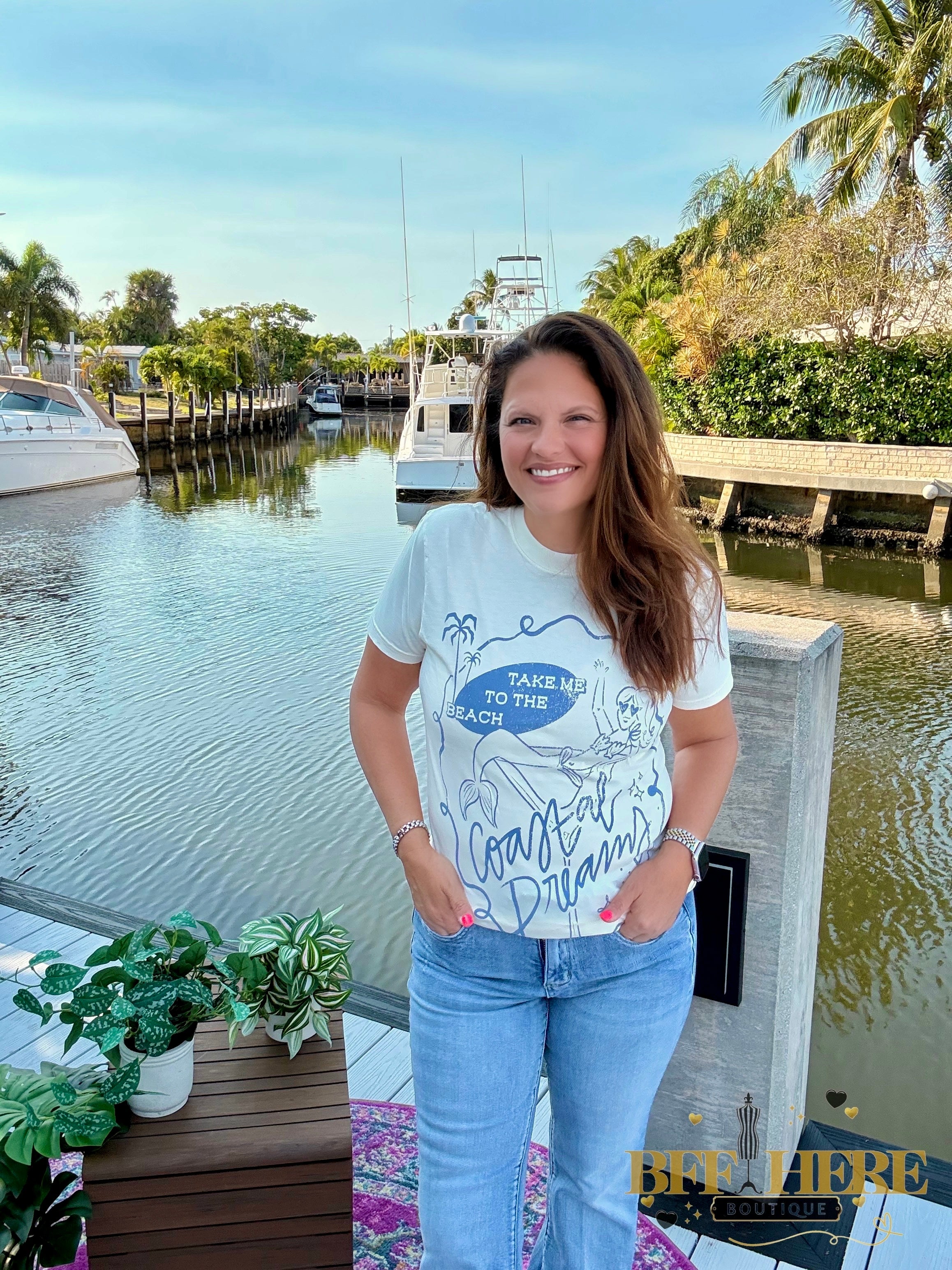 Coastal Dreams "Take Me to the Beach Tee" - BFF Here
