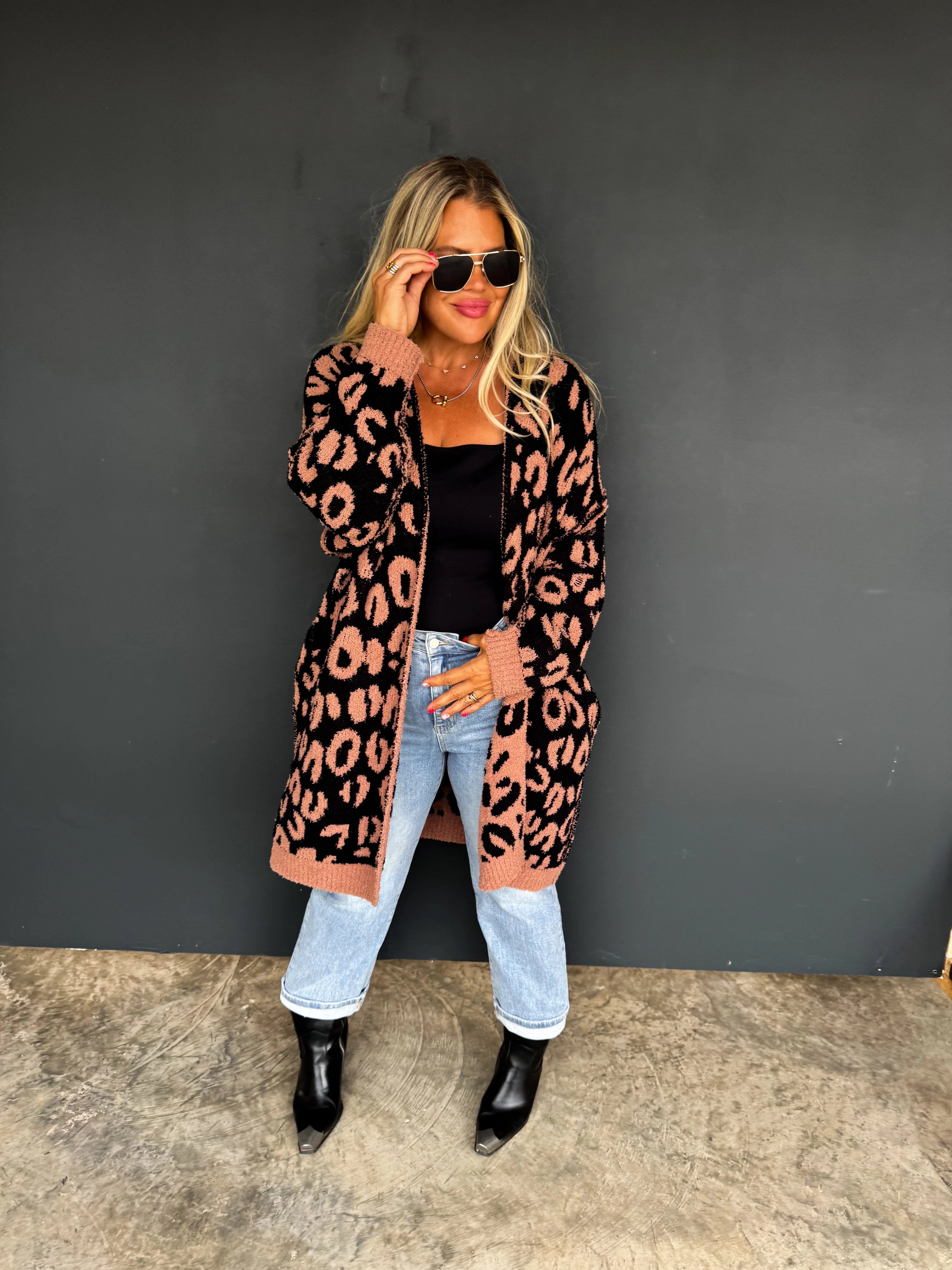 PREORDER: Lighting & Cheetah Cloud Cardigan by Blakeley (ETA: Late November) - BFF Here