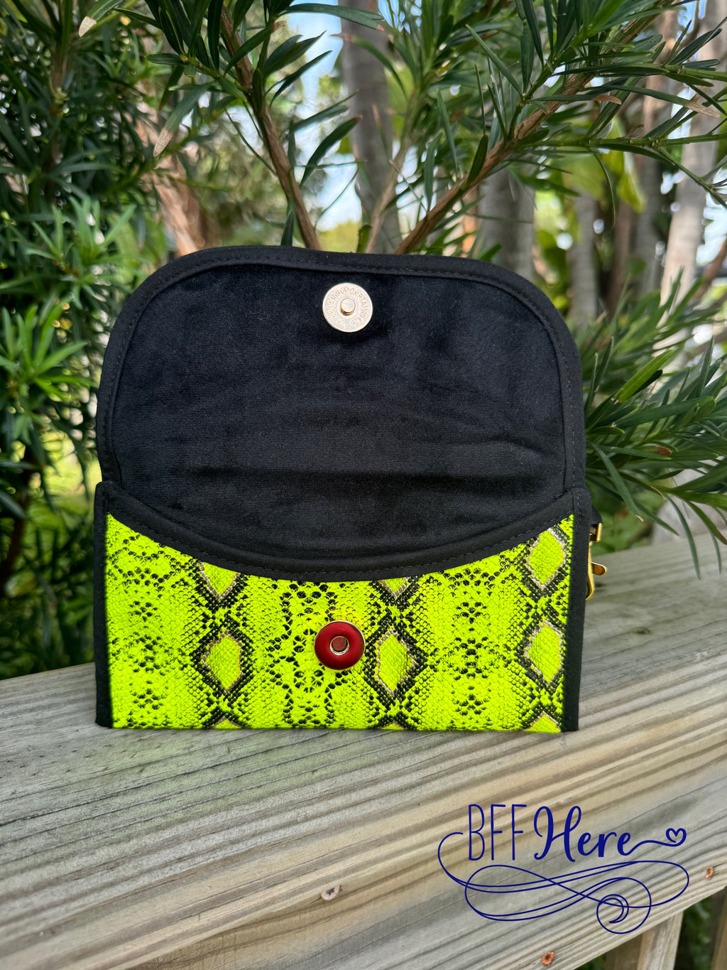 Neon Moccasin Sunglass Case by Makeup Junkie Bags - BFF Here
