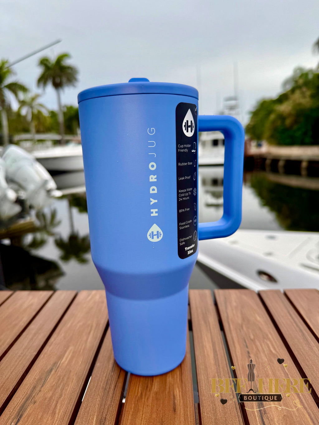 HydroJug Traveler - 32oz / Light Blue - BFF Here