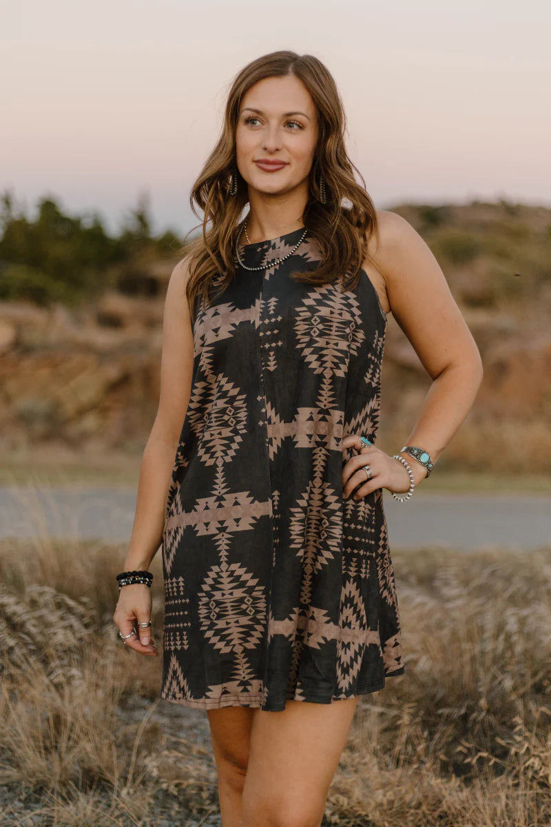 Aztec After Dark Dress by Sterling Kreek - BFF Here