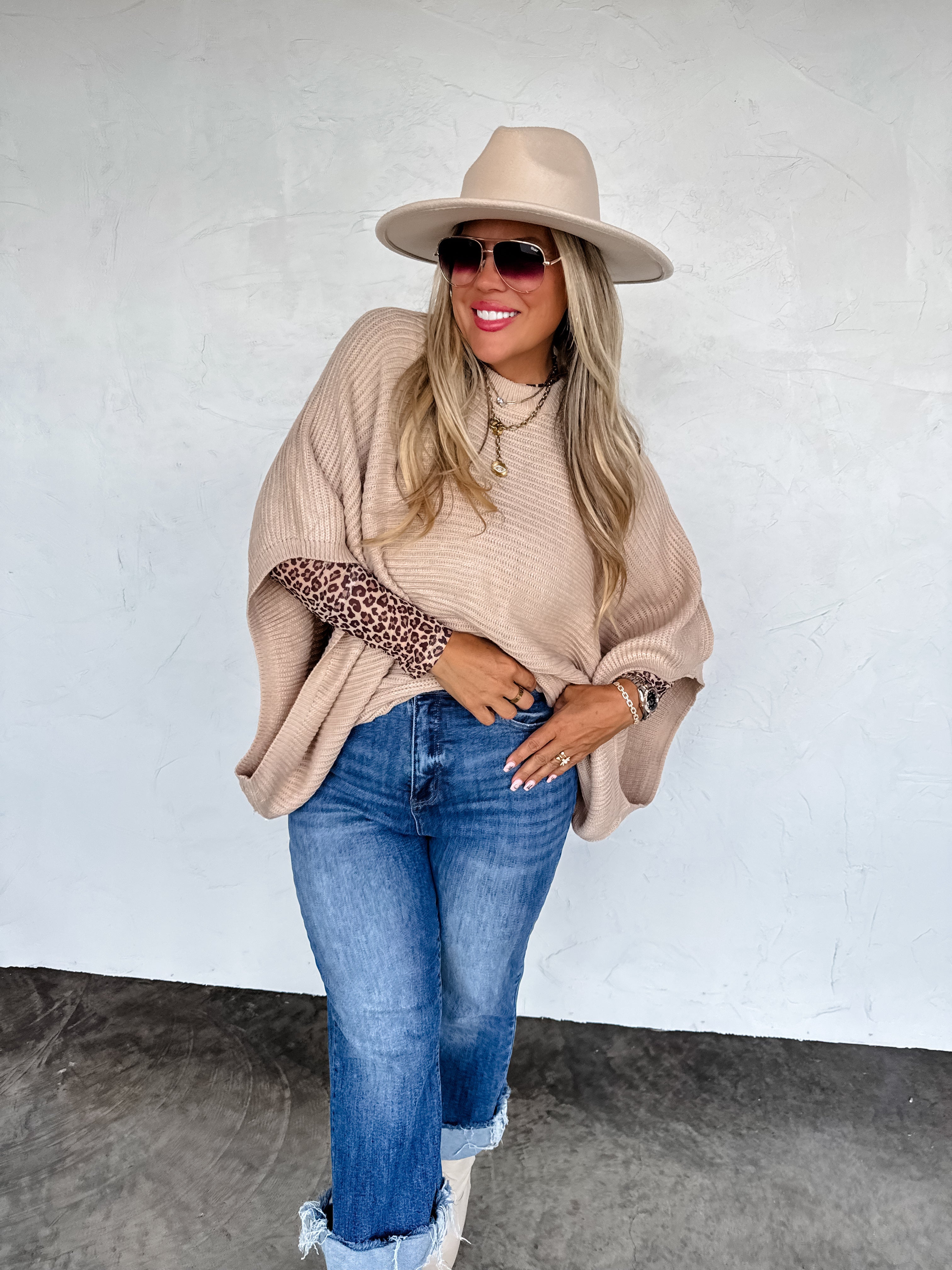 PREORDER: Meg Pullover Poncho by Blakeley (ETA: End of October) - BFF Here