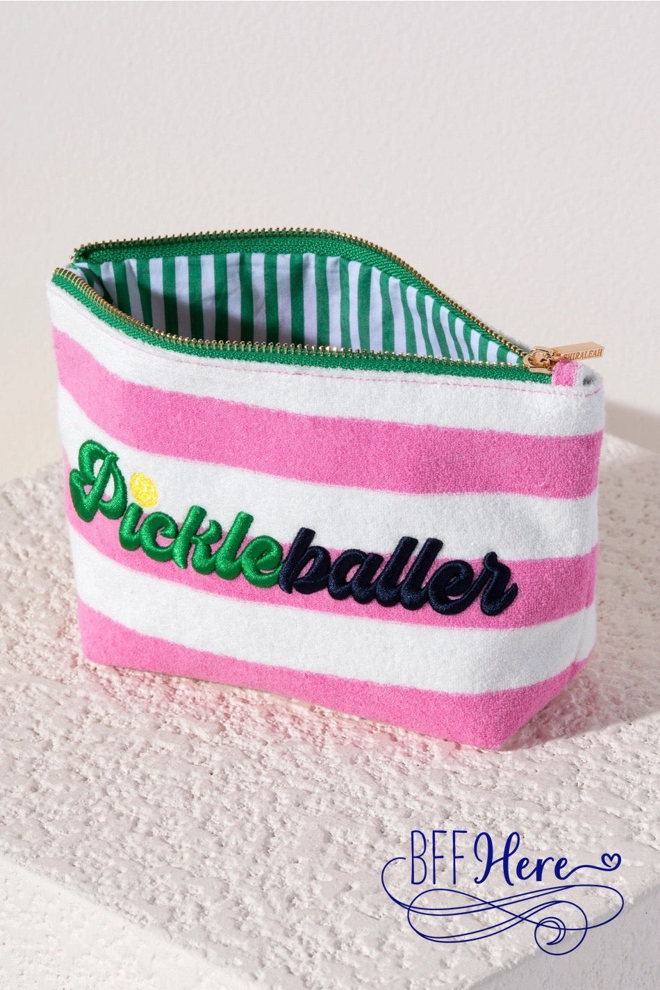 Serve & Store: The Pickleballer Zip Pouch - BFF Here