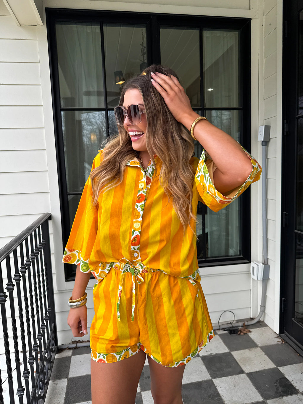 PREORDER: Fruit Salad Button Down Top by Blakeley (ETA: April)