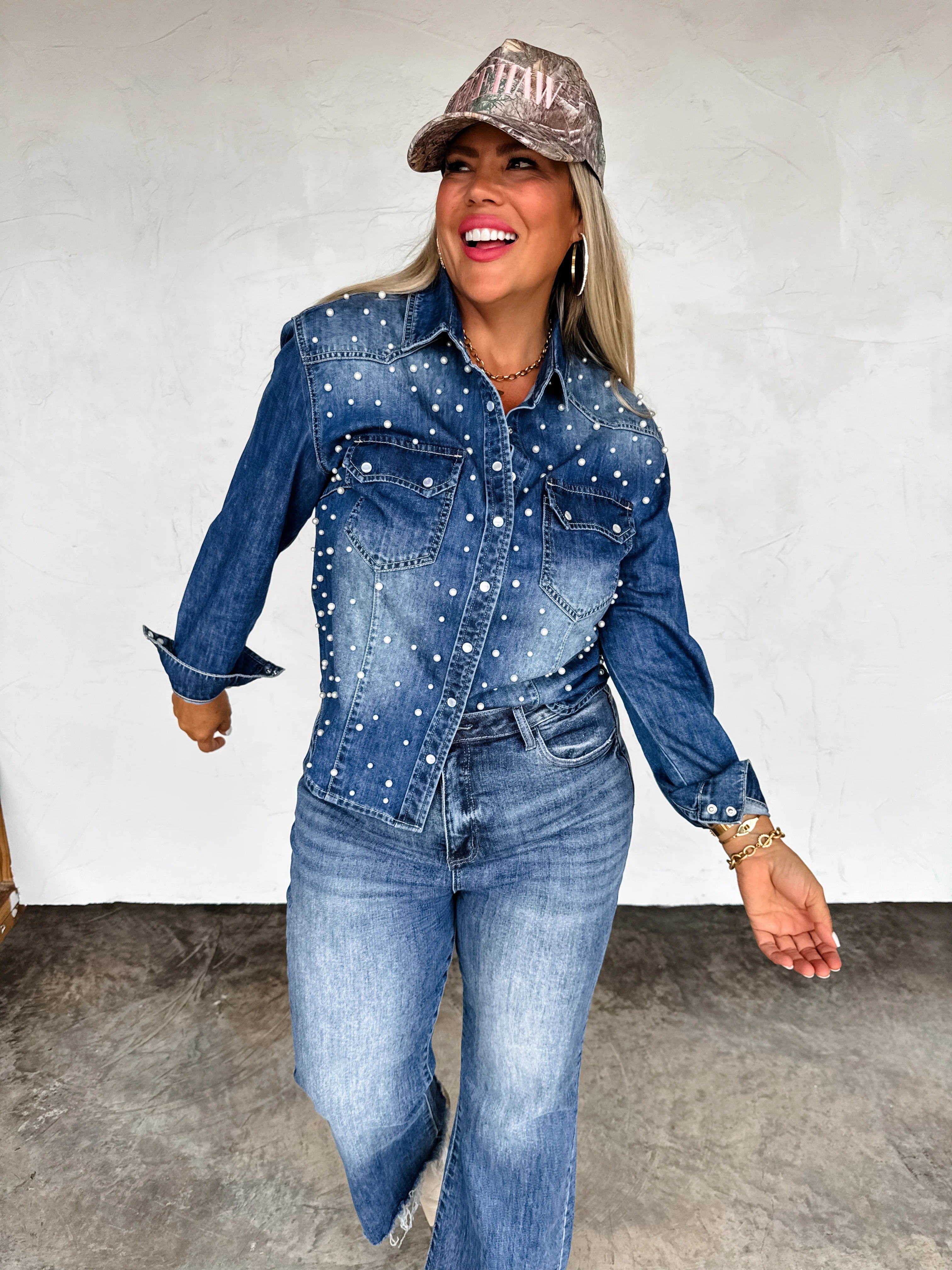 PREORDER: Dolly Denim / Pearls by Blakeley (ETA: Mid October) - BFF Here