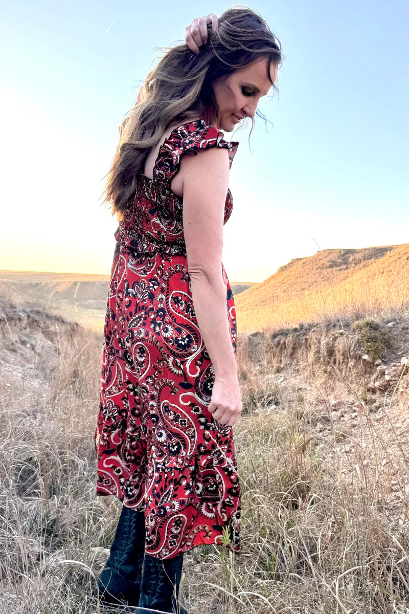 Canyon Paisley Dress by Sterling Kreek - BFF Here
