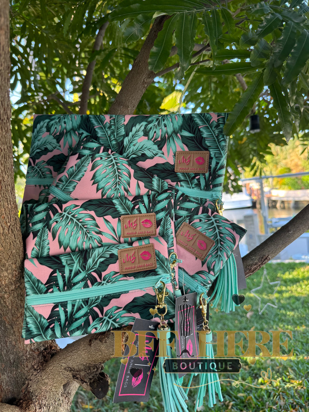 Spring Palm by Makeup Junkie Bags - BFF Here