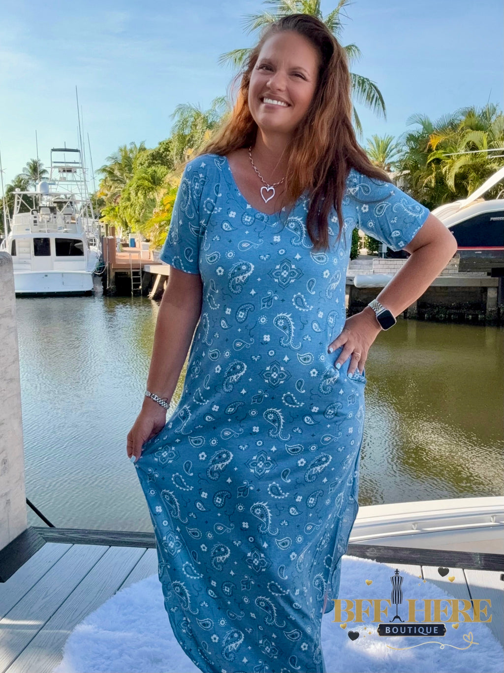 Bandana Babe Maxi Dress by Sterling Kreek - BFF Here