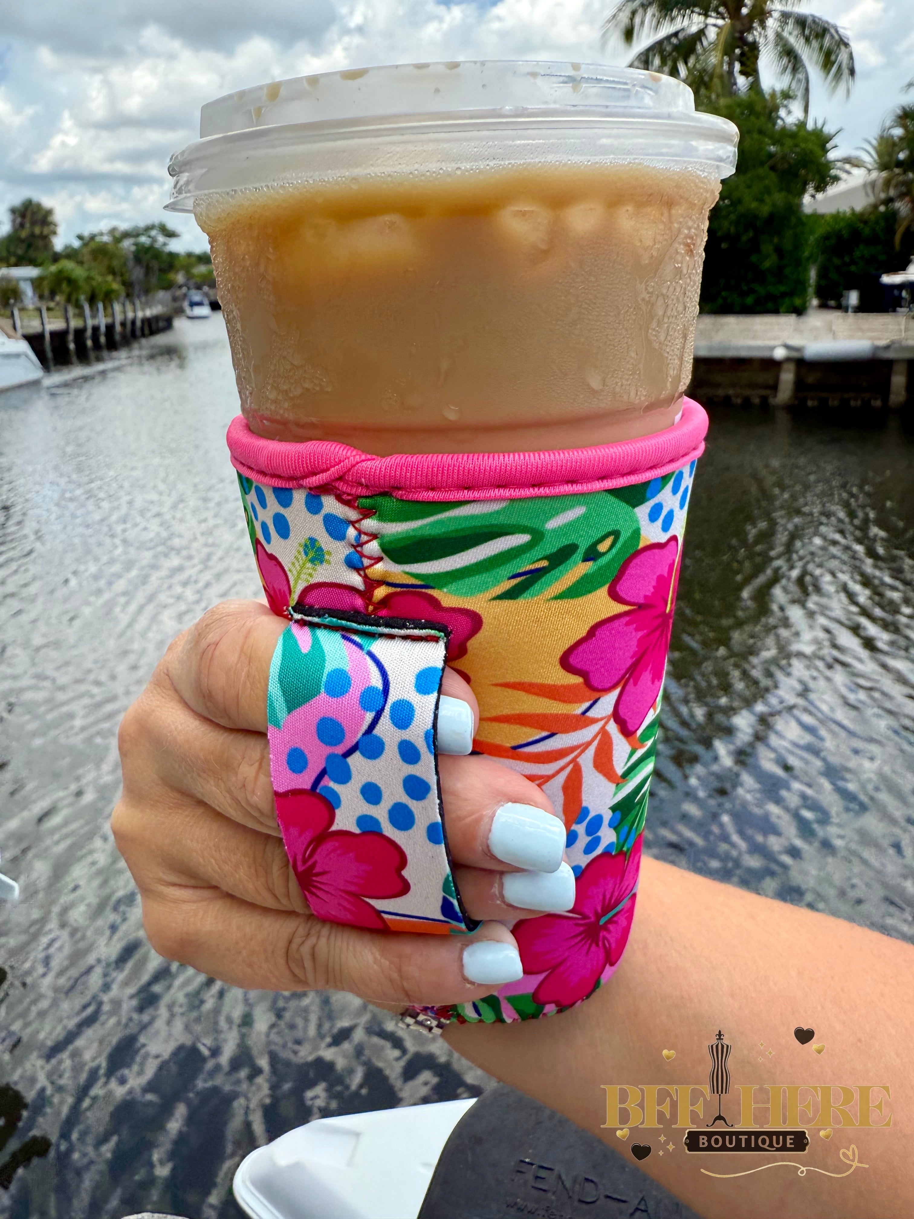 Drink Sleeve by Jess Lea / Tropical (Choice of Size) - BFF Here
