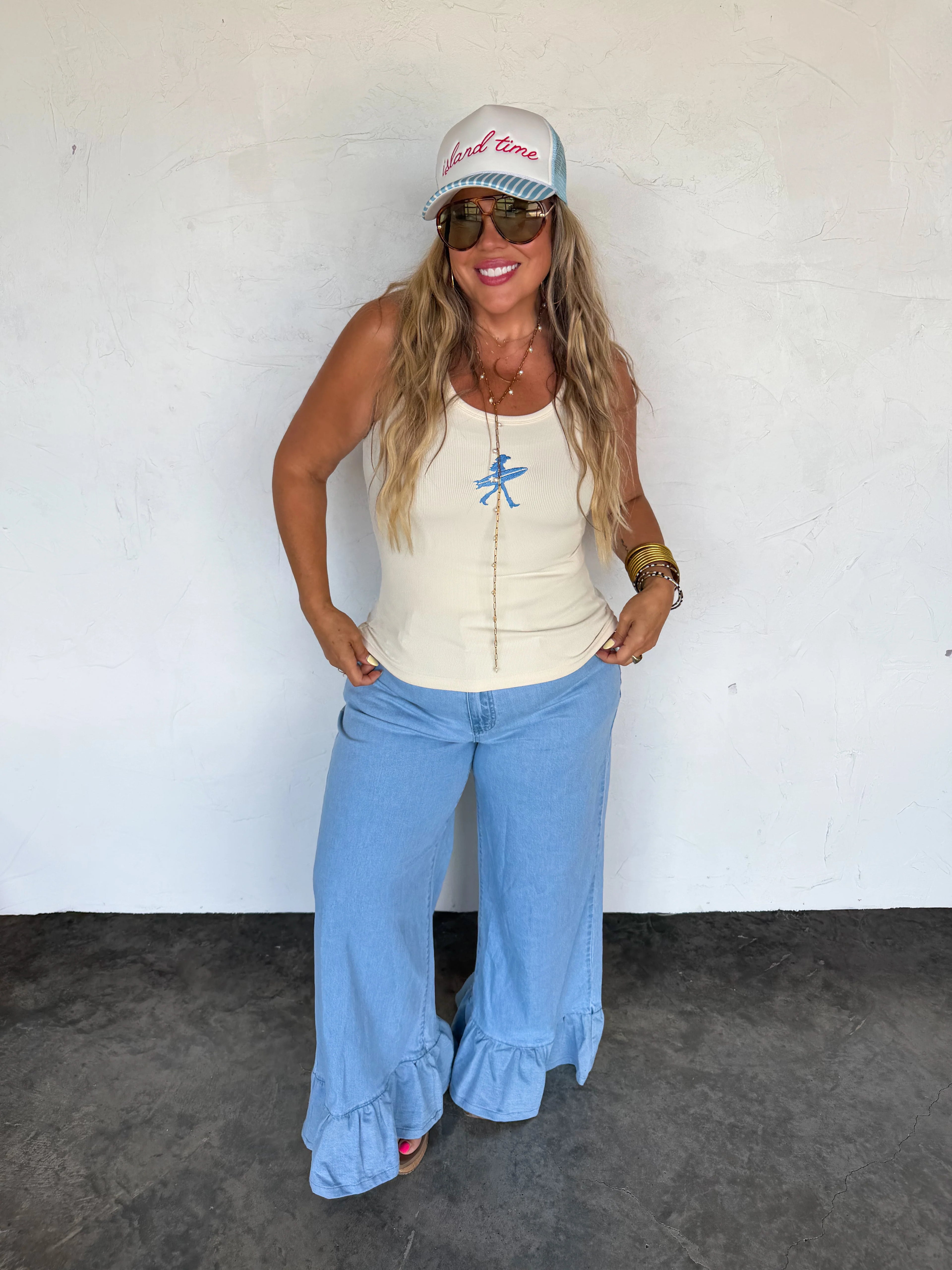 PREORDER: Callie Ruffle Jeans  by Blakeley (ETA: July) - BFF Here