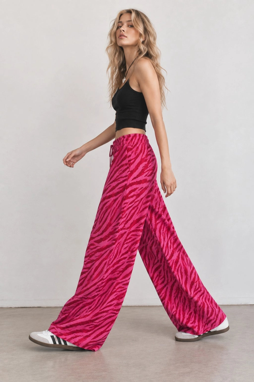 PREORDER: Zebra Print Wide Leg Pants by Jade by Jane (ETA: November)