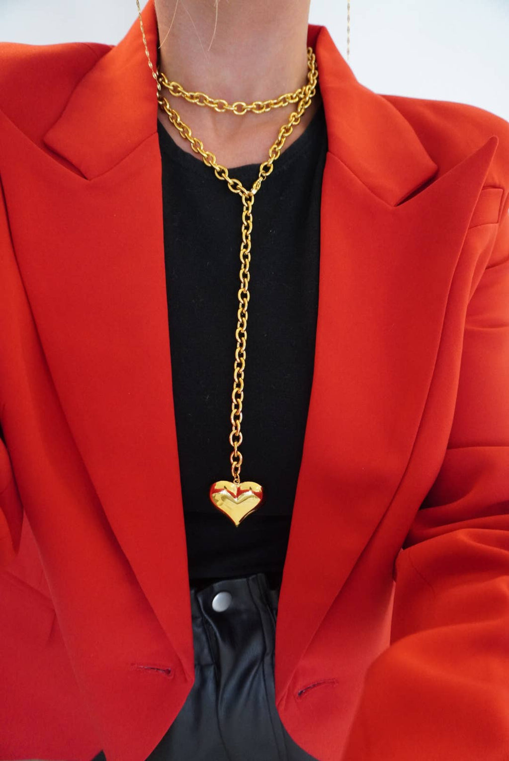 Vixen Wrap Around Heart Necklace by Chan Sutt - BFF Here