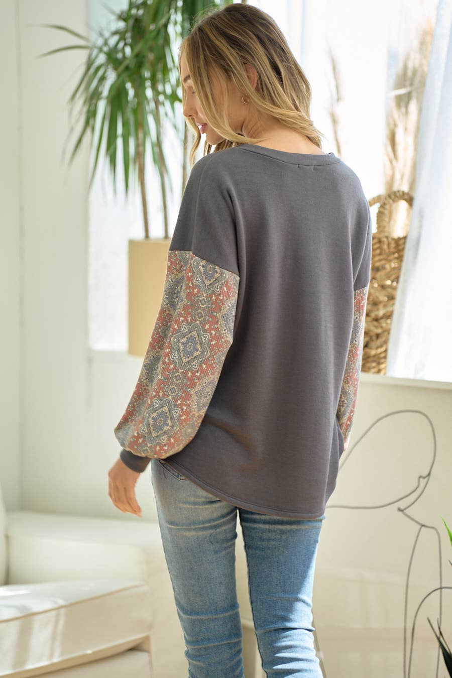 Free Spirit Boho Sleeve Top - BFF Here