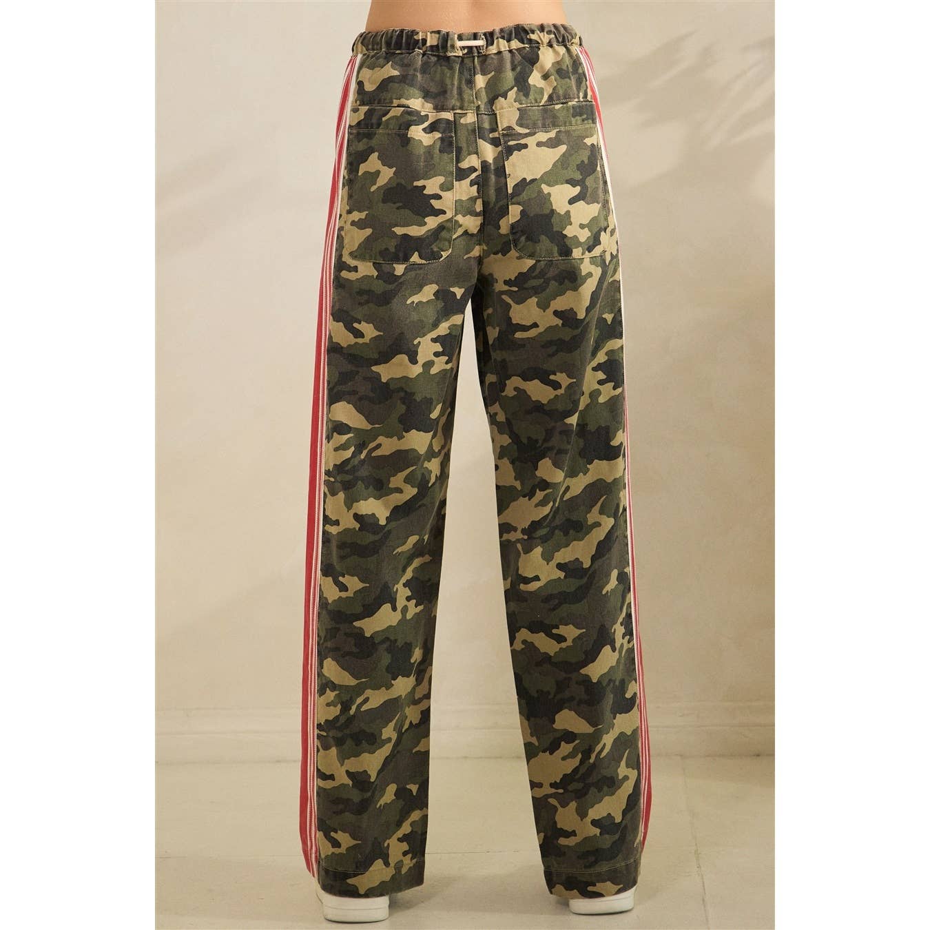 Sport Striped Wide Legged Pants - BFF Here