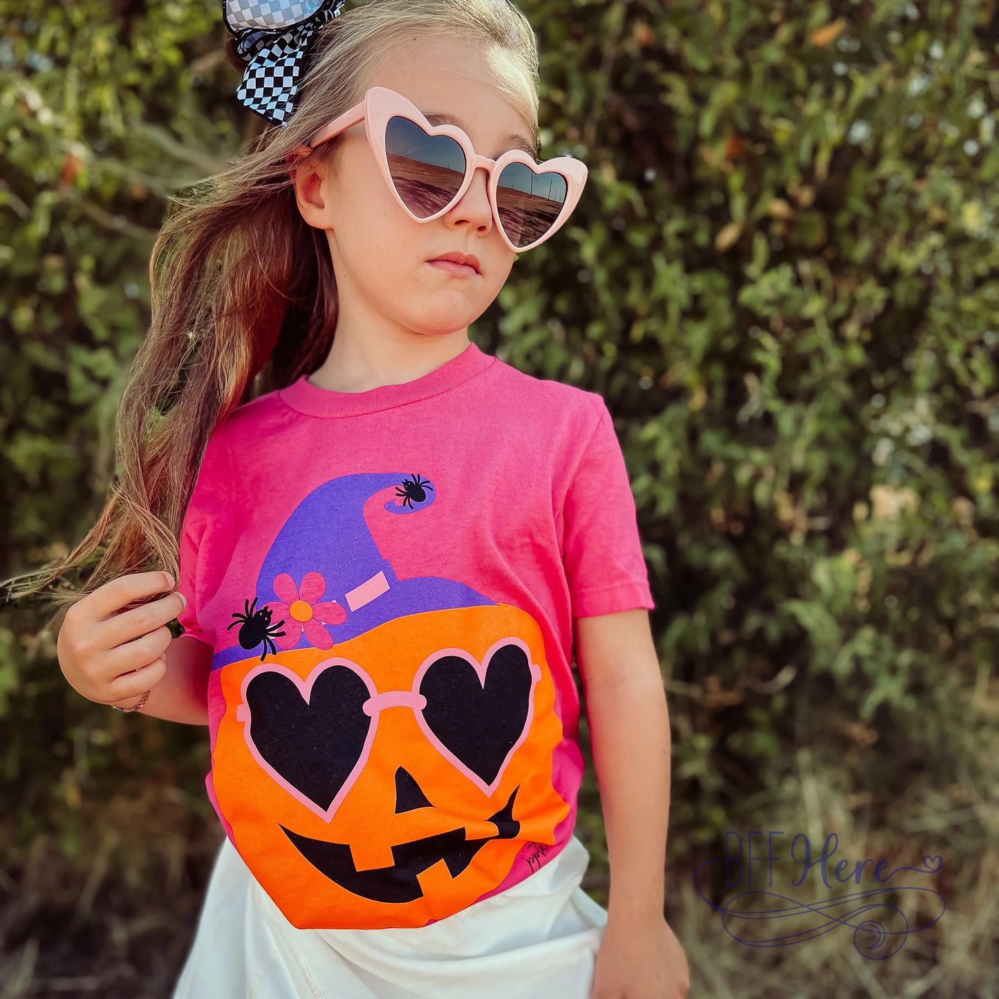 Shady & Spooky: The Sunglasses Jack-o-Lantern Tee / Choice of Style - BFF Here