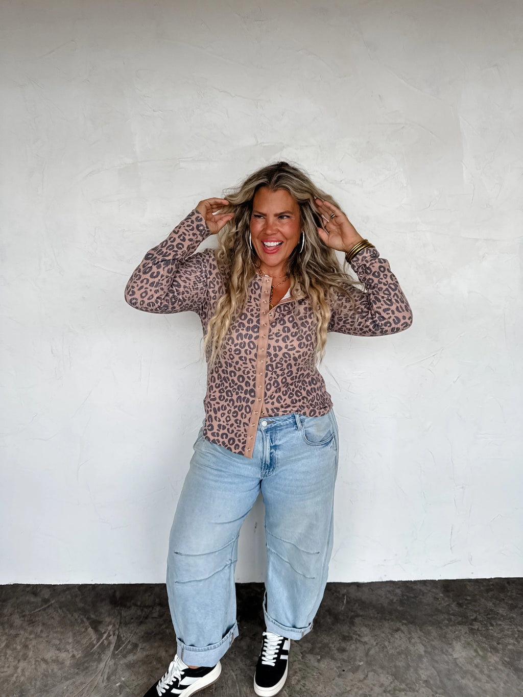 PREORDER: Kori Snap Button Waffle Top by Blakeley (ETA: Late December) - BFF Here