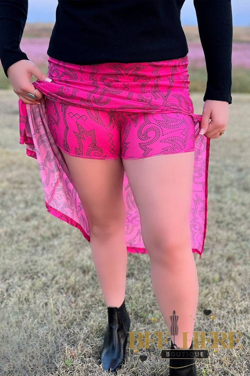 Cowgirls Like Us Slit Skirt by Sterling Kreek - BFF Here