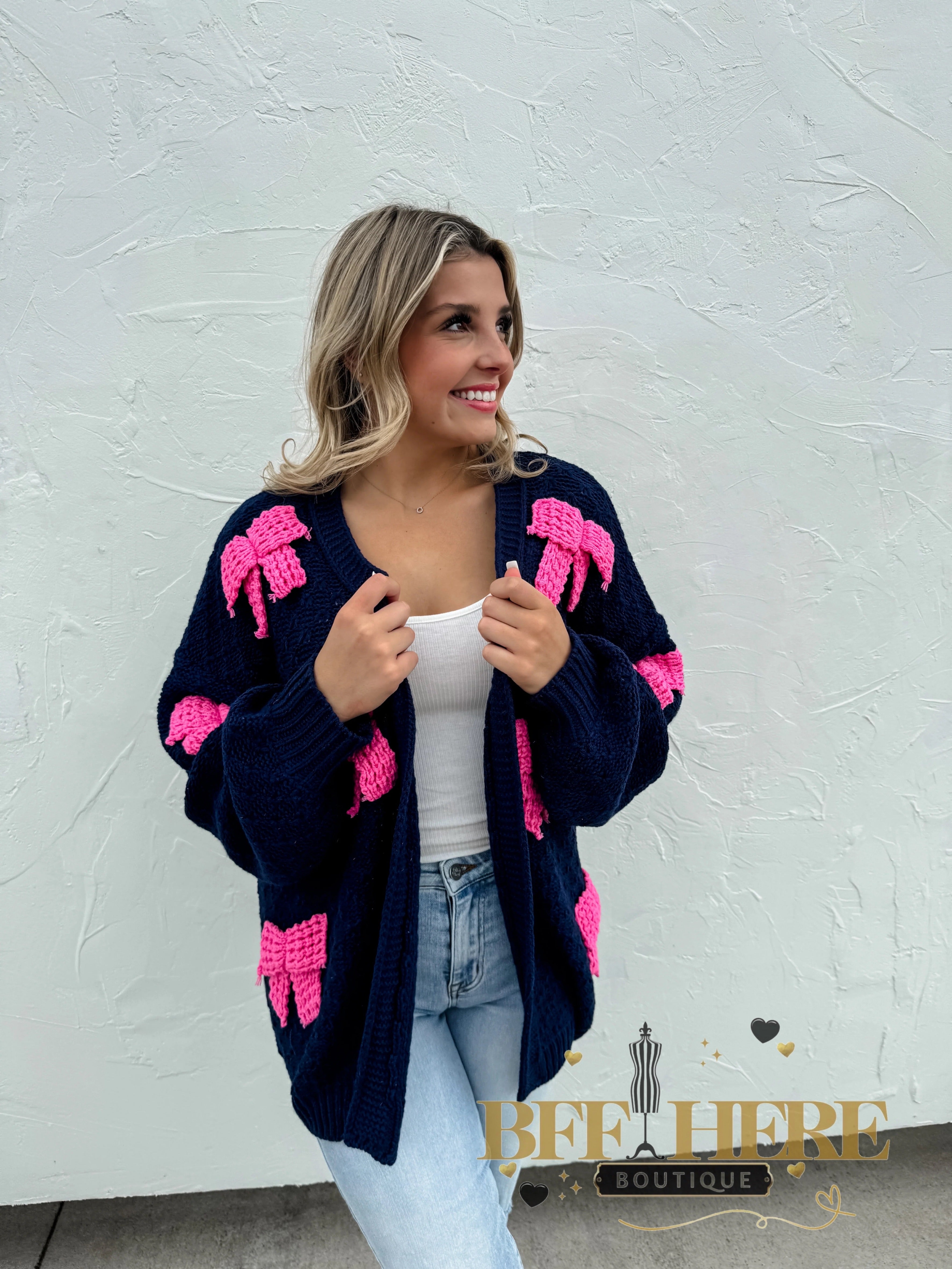 Clara Bow Knit Cardigan by Blakeley - BFF Here