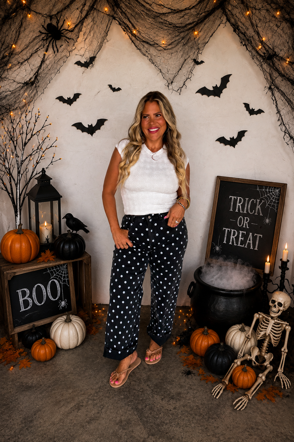 PREORDER: Hocus Pocus Dot Jeans by Blakeley (ETA September)