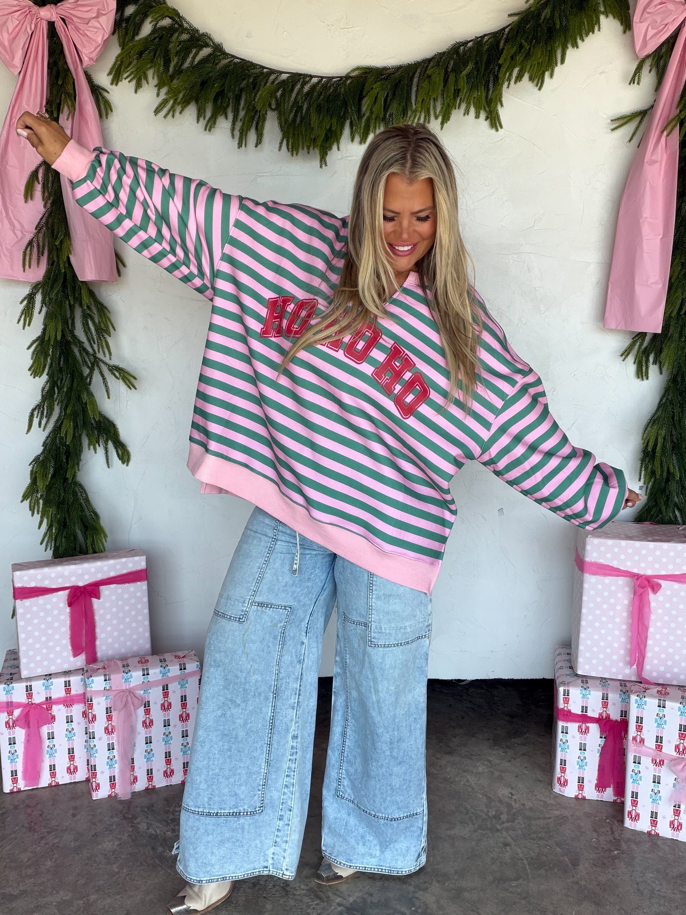 PREORDER: Jolly & Merry Oversized Pullover by Blakeley (ETA: October)