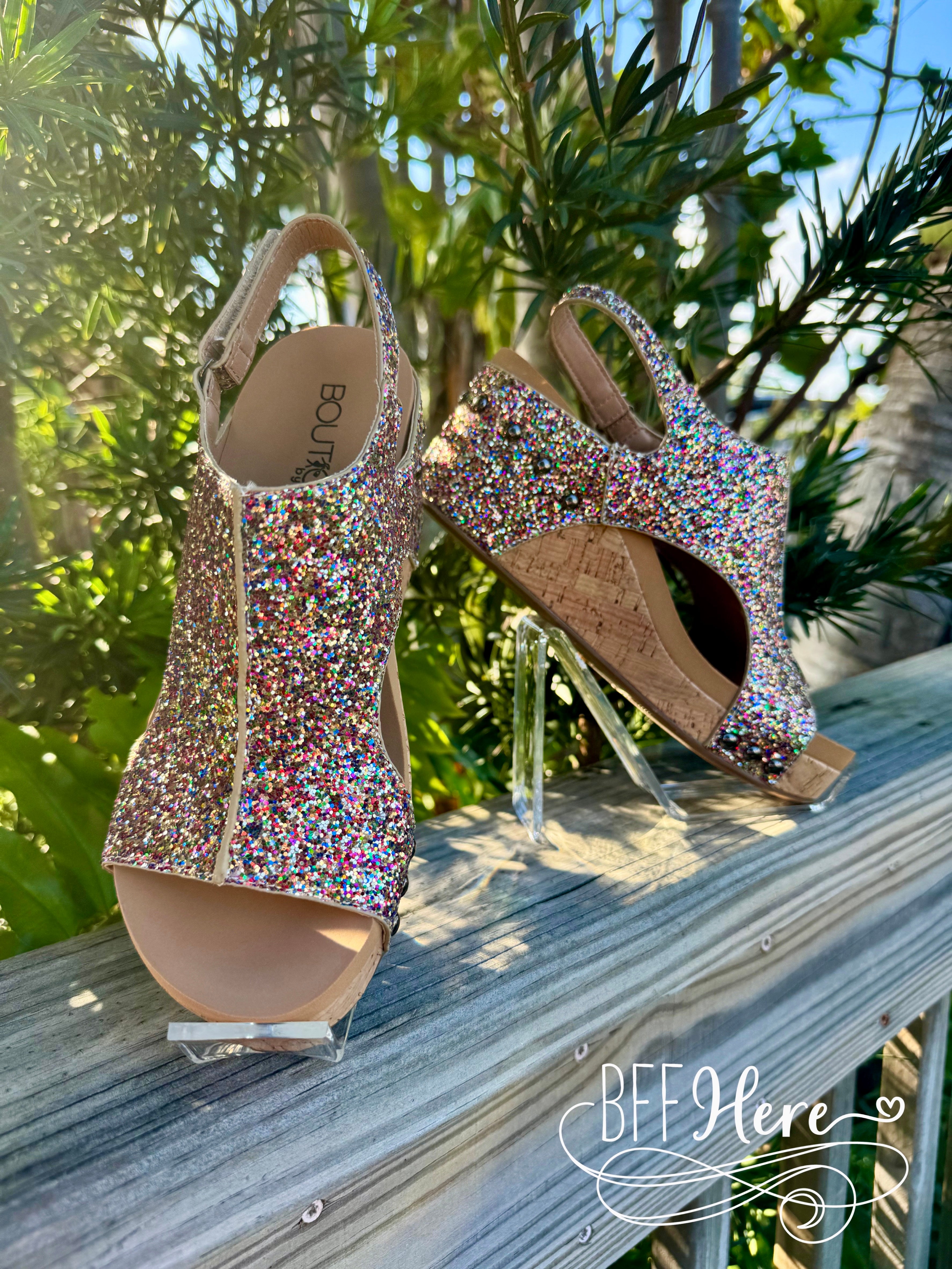 Carley - Confetti Glitter by Corkys - BFF Here