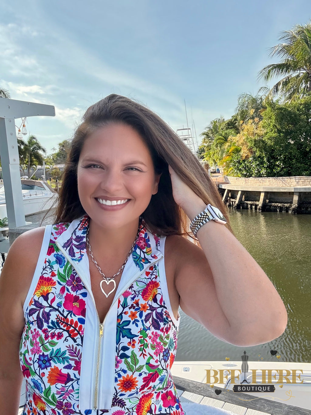 Everyday Zipper Dress / Fiesta Time White by Jess Lea - BFF Here