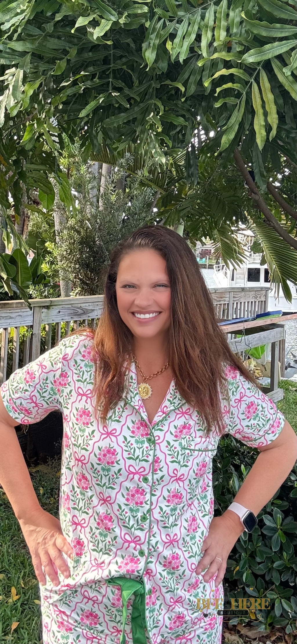 Botanical Garden Ruffle Pajama Set by Jess Lea - BFF Here