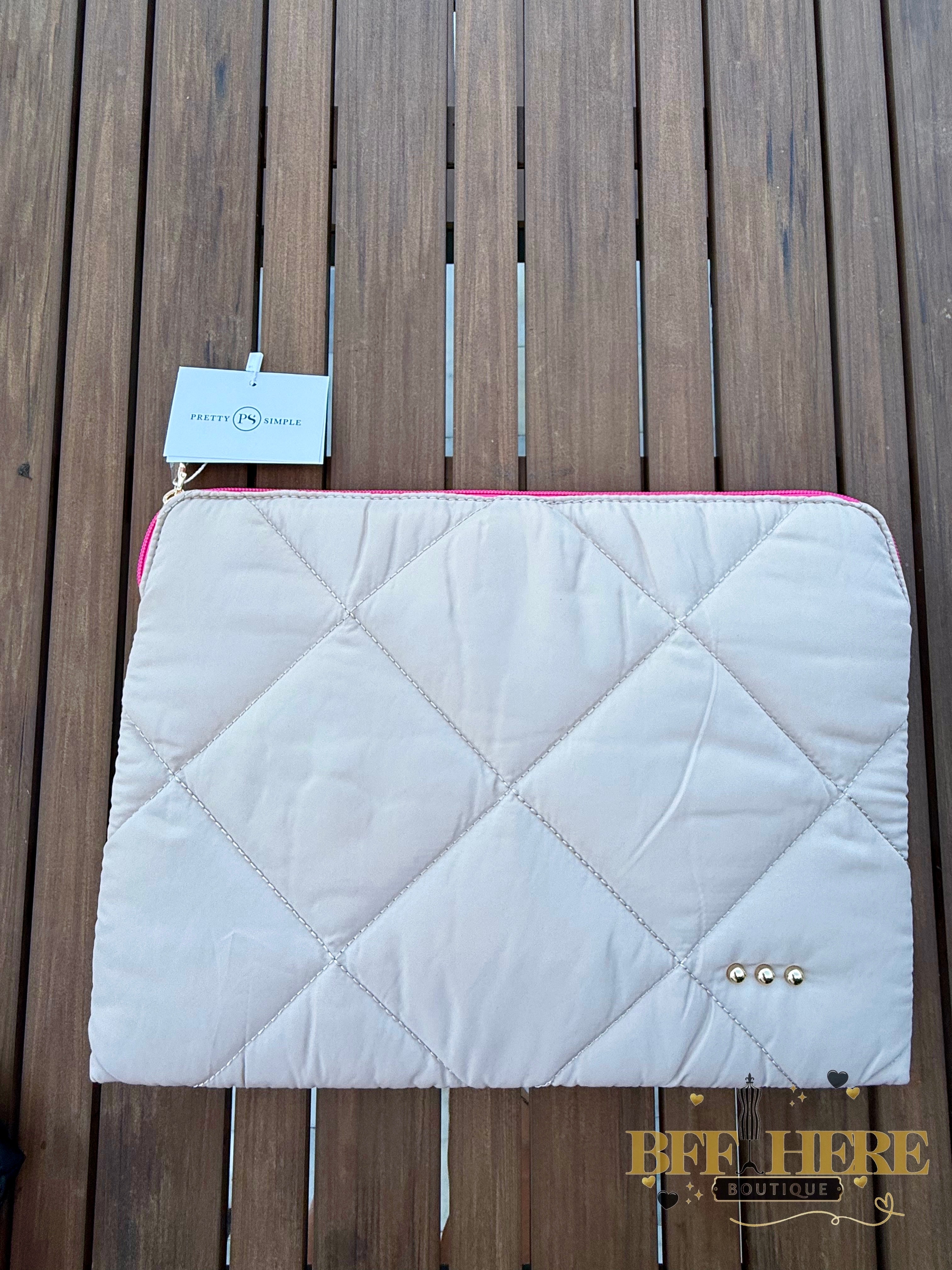Palmer Puffer Laptop Sleeve by Pretty Simple (Choice of Color) - BFF Here