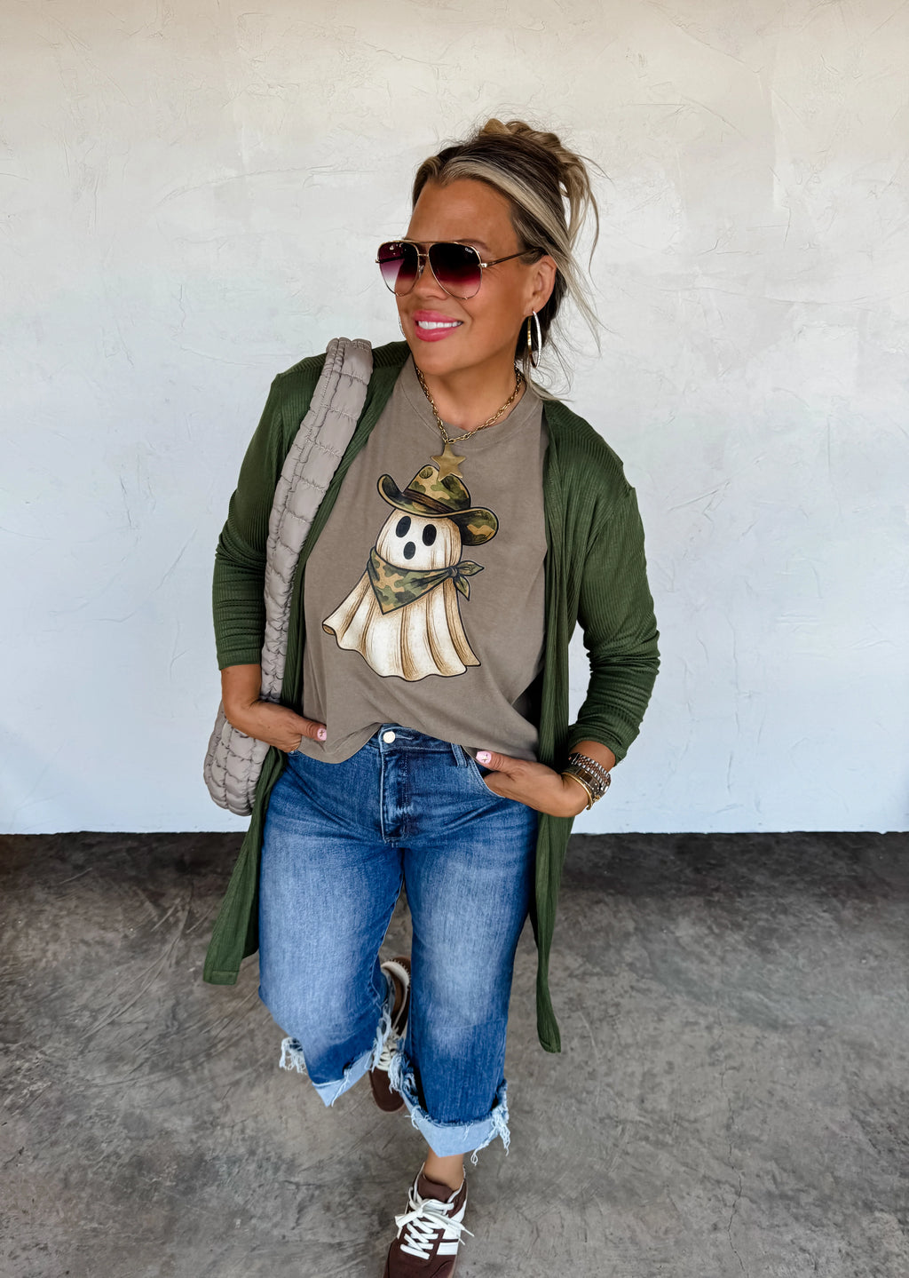 PREORDER: Camo Ghost Tee by Blakeley (ETA: Beginning of September) - BFF Here