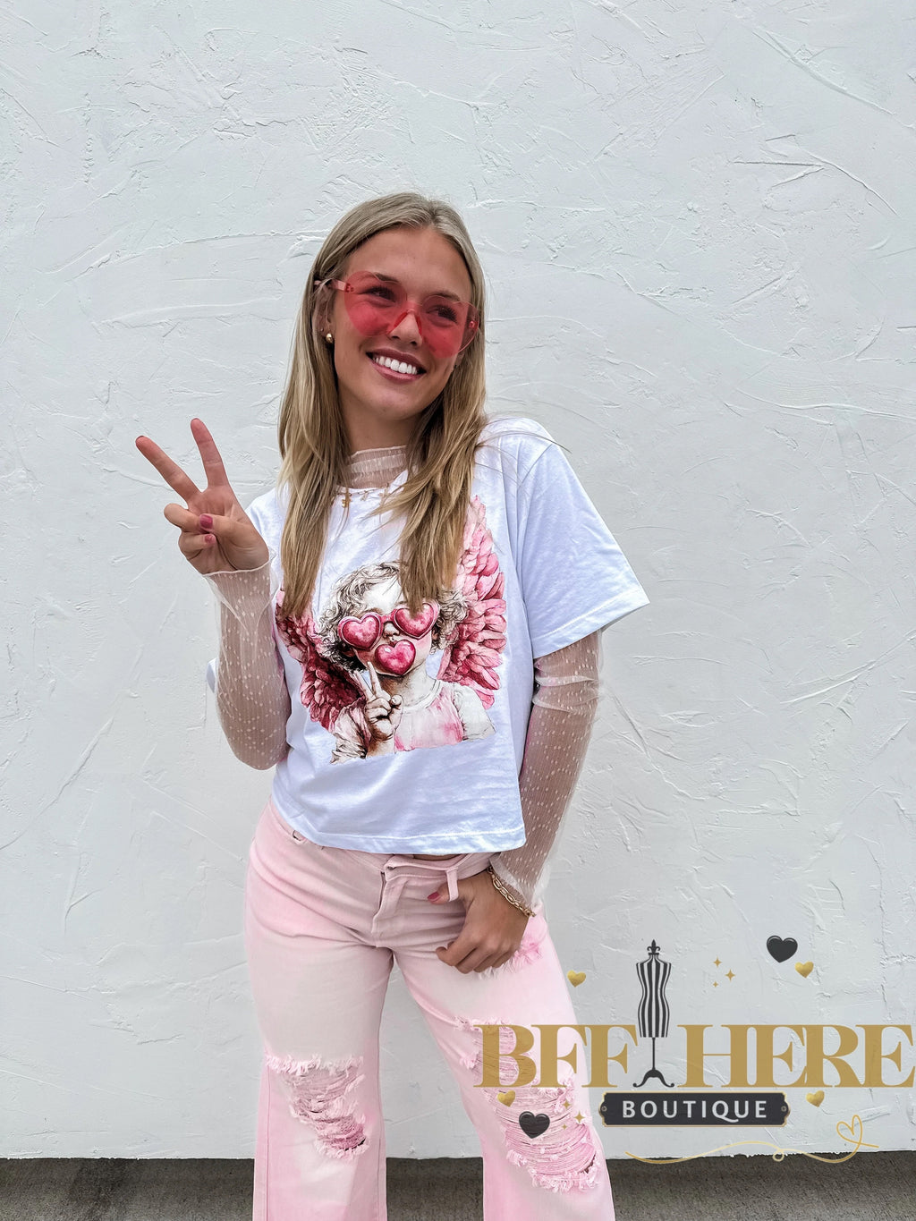 Cupid Vibes Tee by Blakeley - BFF Here