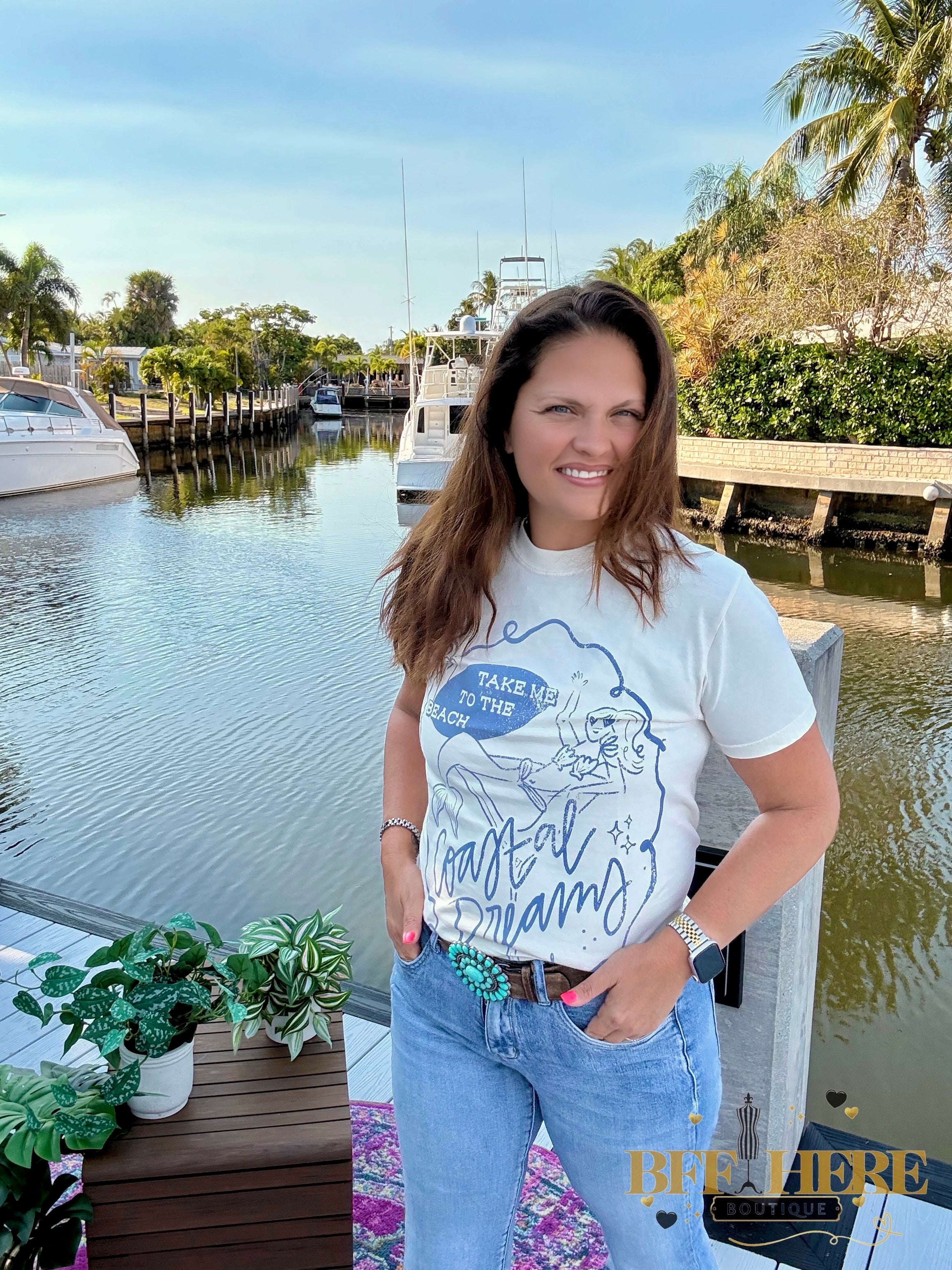 Coastal Dreams "Take Me to the Beach Tee" - BFF Here