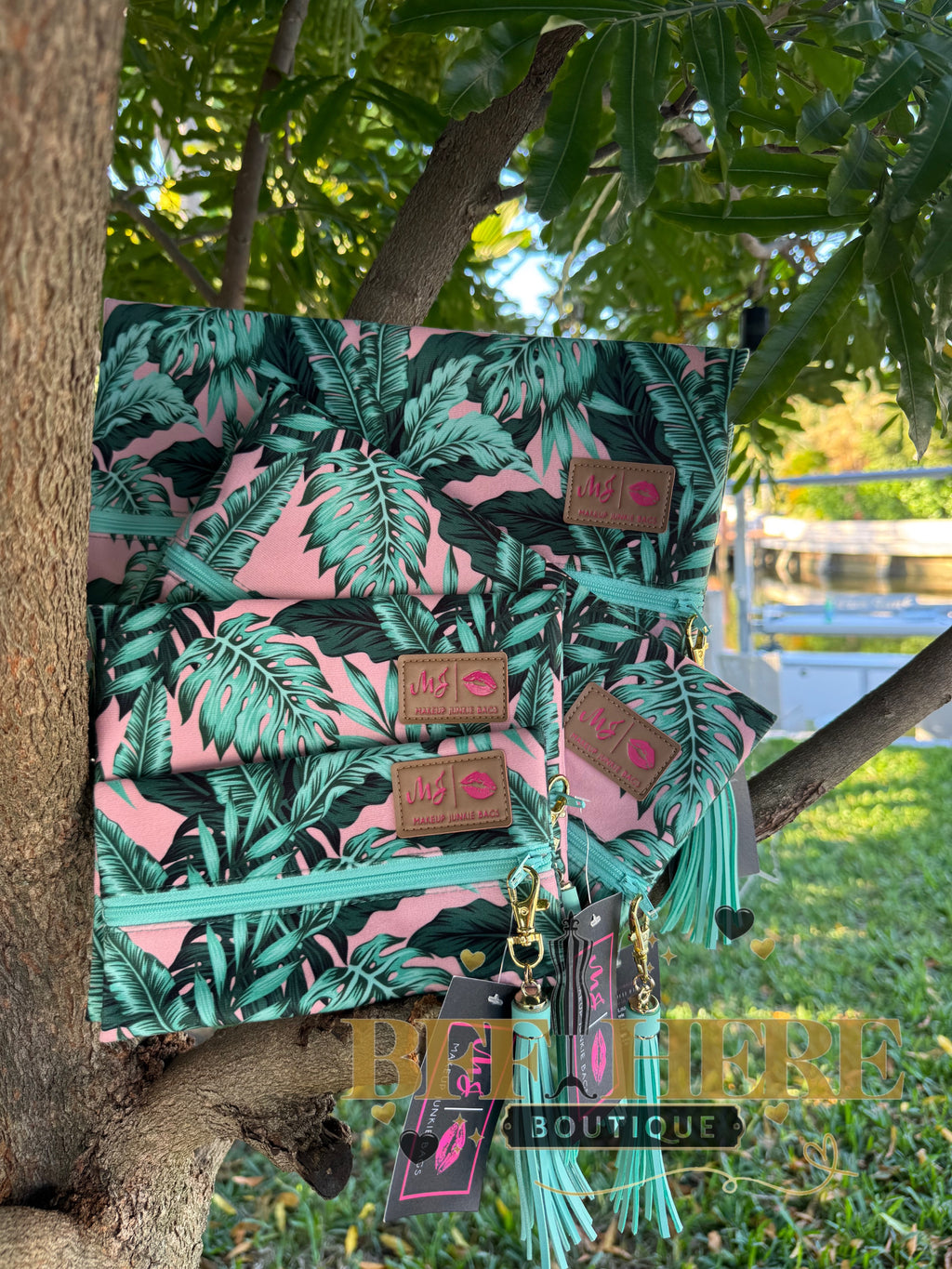 Spring Palm by Makeup Junkie Bags - BFF Here
