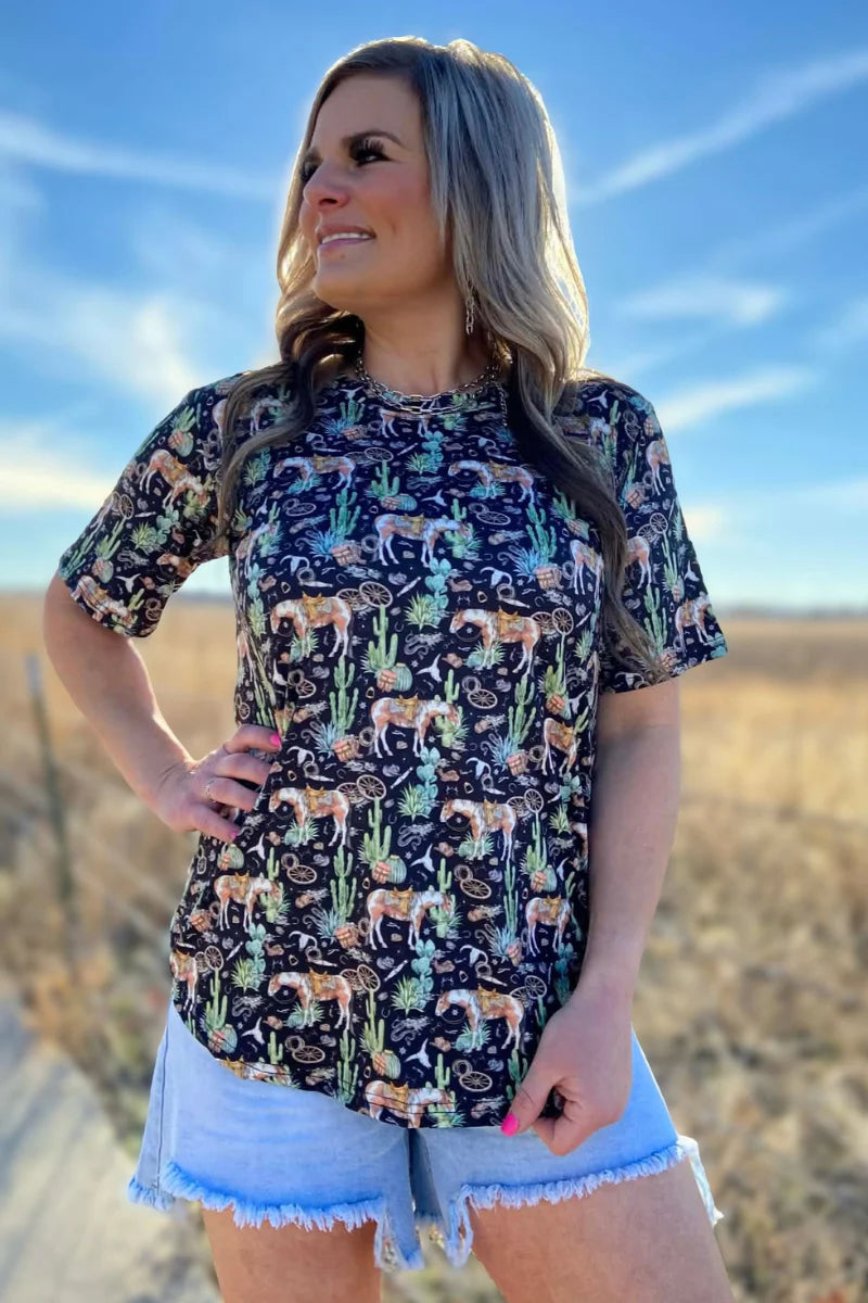 Cactus Run Top by Sterling Kreek - BFF Here