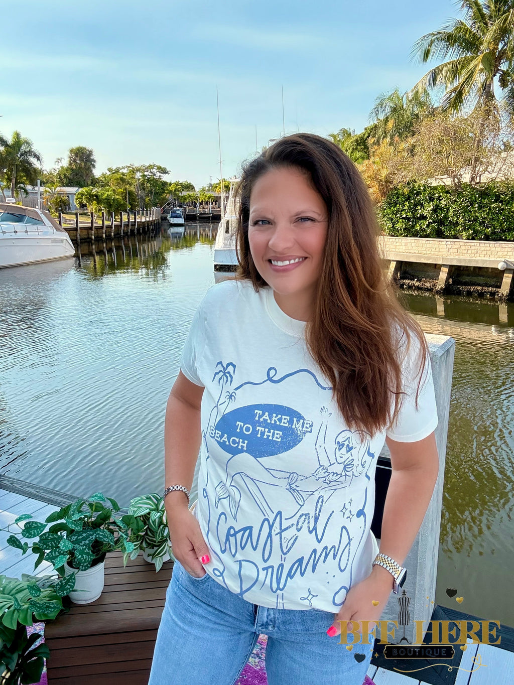 Coastal Dreams "Take Me to the Beach Tee" - BFF Here