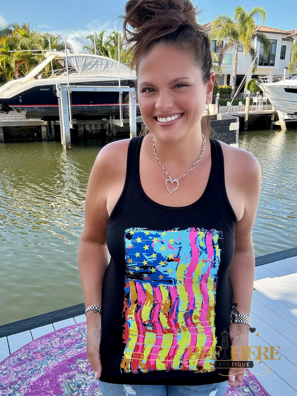 Party In The USA Tank by Sterling Kreek - BFF Here