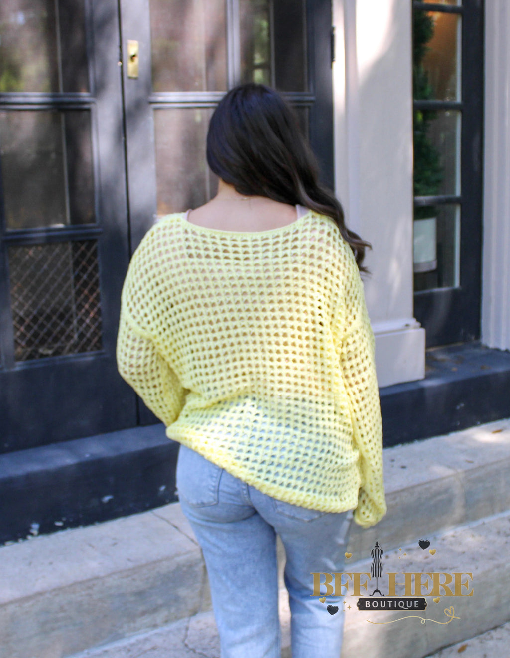Lemon Drop Crochet Top - BFF Here