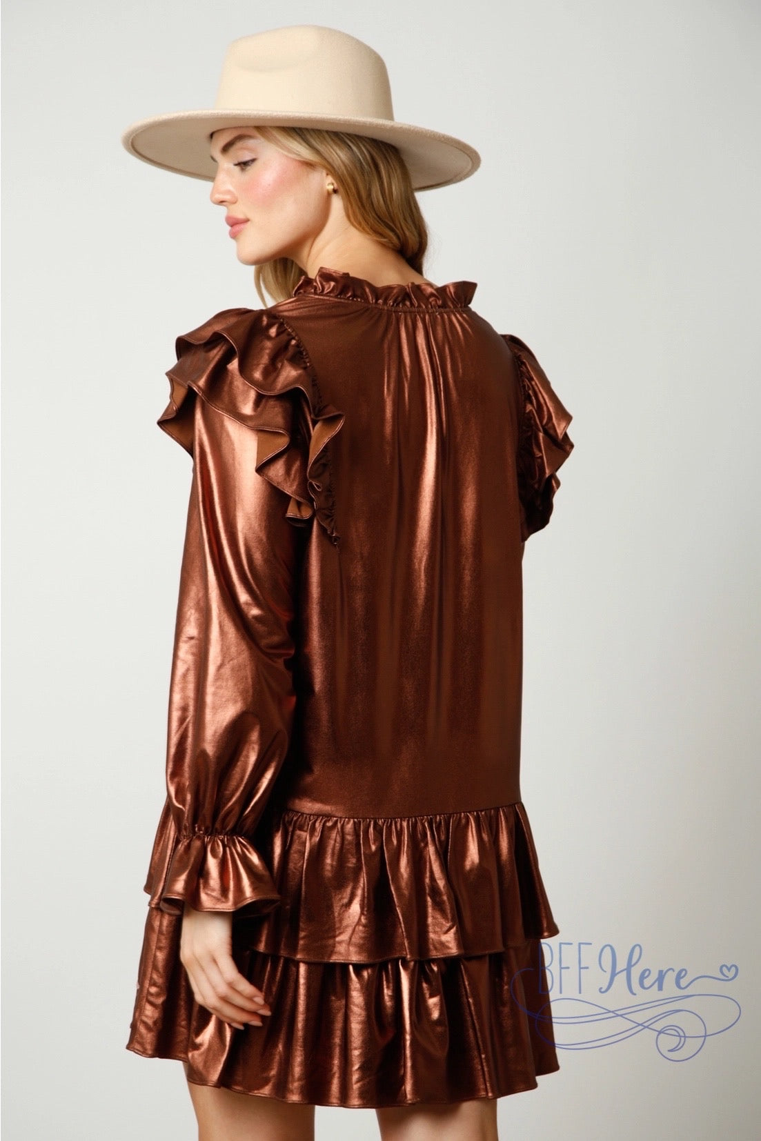 PREORDER:  Celestial Chic: Mini Starry Dress for Nighttime Glamour  (Ships Middle Of November) - BFF Here