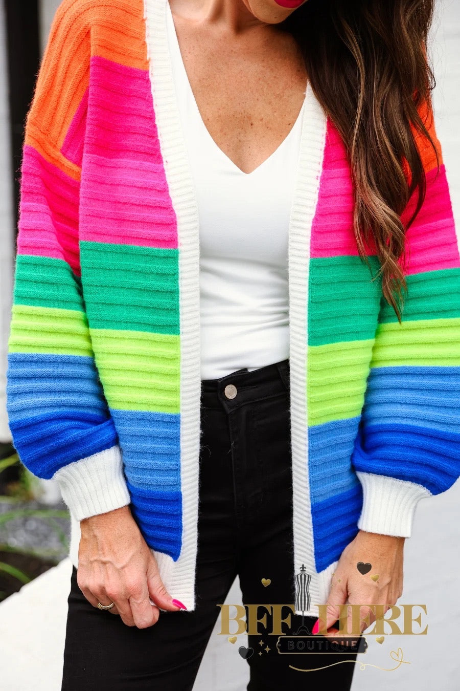 Rainbow Dreams Cardigan by Jess Lea