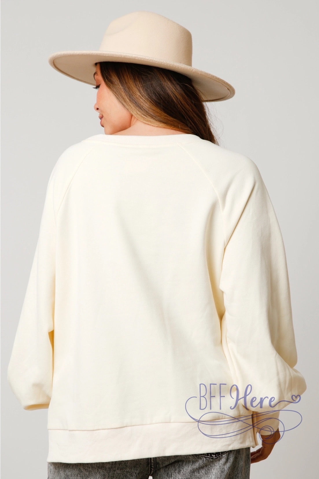 Sweet & Cozy: Christmas Gingerbread Man Holiday Sweatshirt - BFF Here