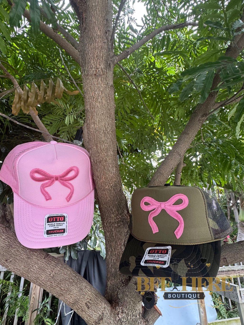 Bow Babe Trucker Hat / Choice of Color - BFF Here